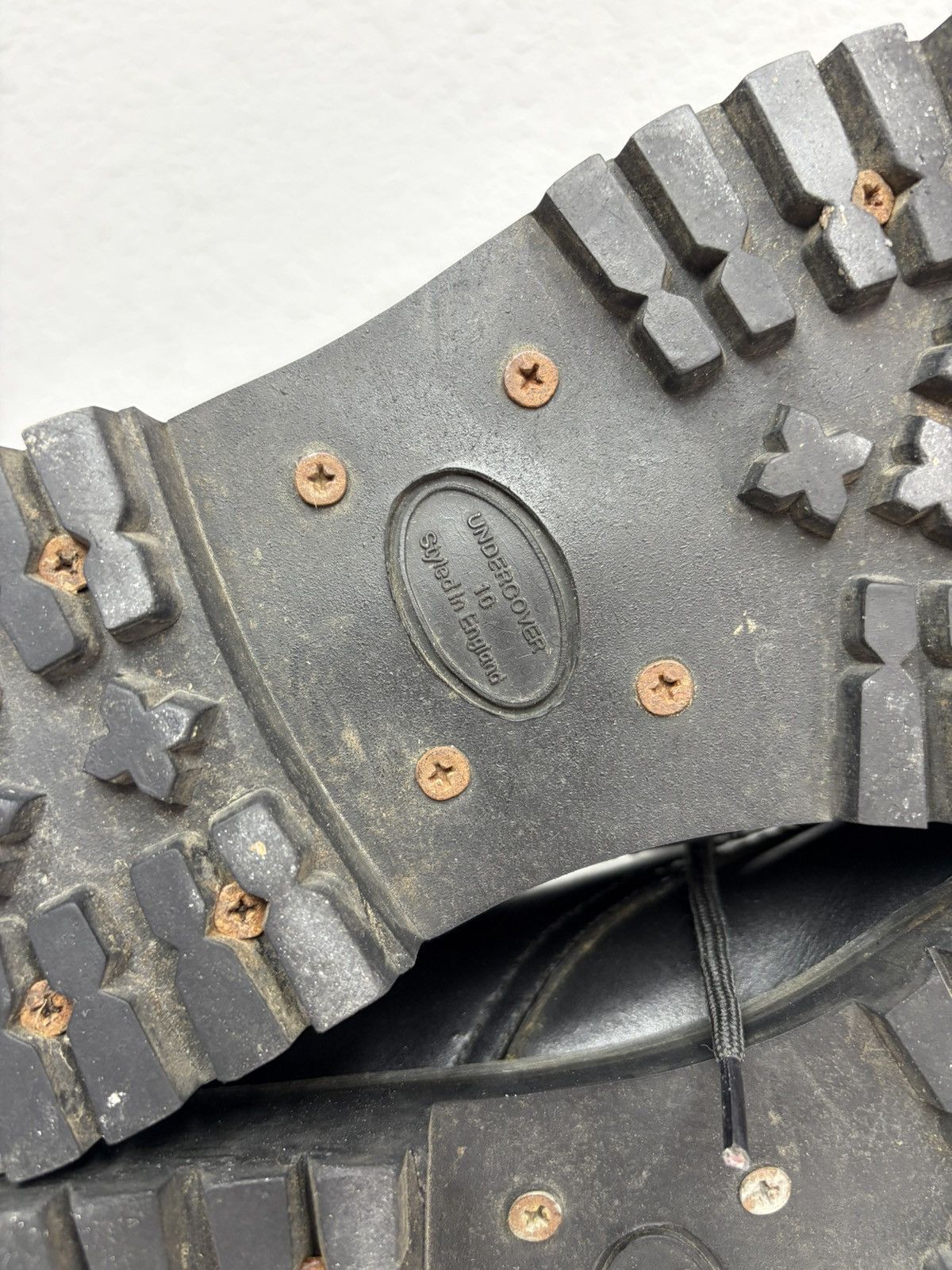 Undercover Vintage Y2K Guidi CCP Style Distressed Leather Biker Boots Size US 10.5 / EU 43-44 - 19 Thumbnail