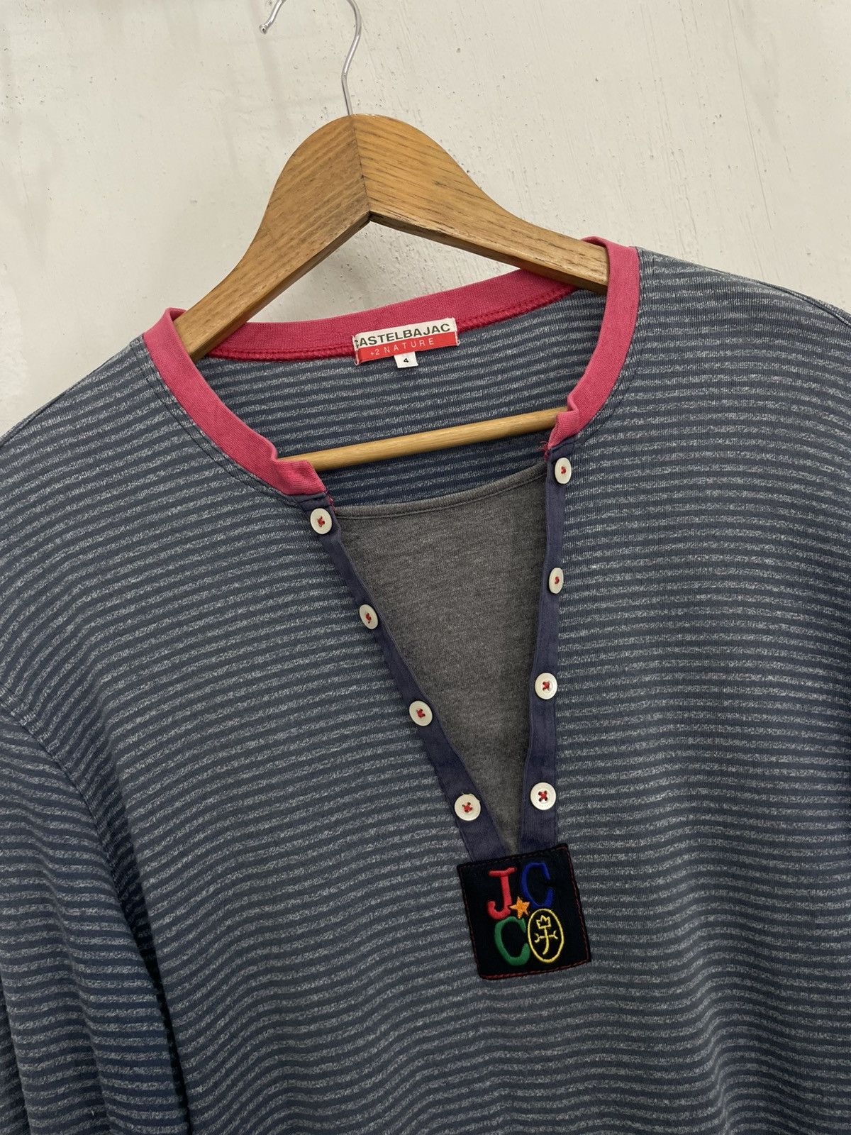 Designer × Jean Charles De Castelbajac Castelbajac +2Nature JCDC Logo Faded Stripe Size US M / EU 48-50 / 2 - 3 Thumbnail
