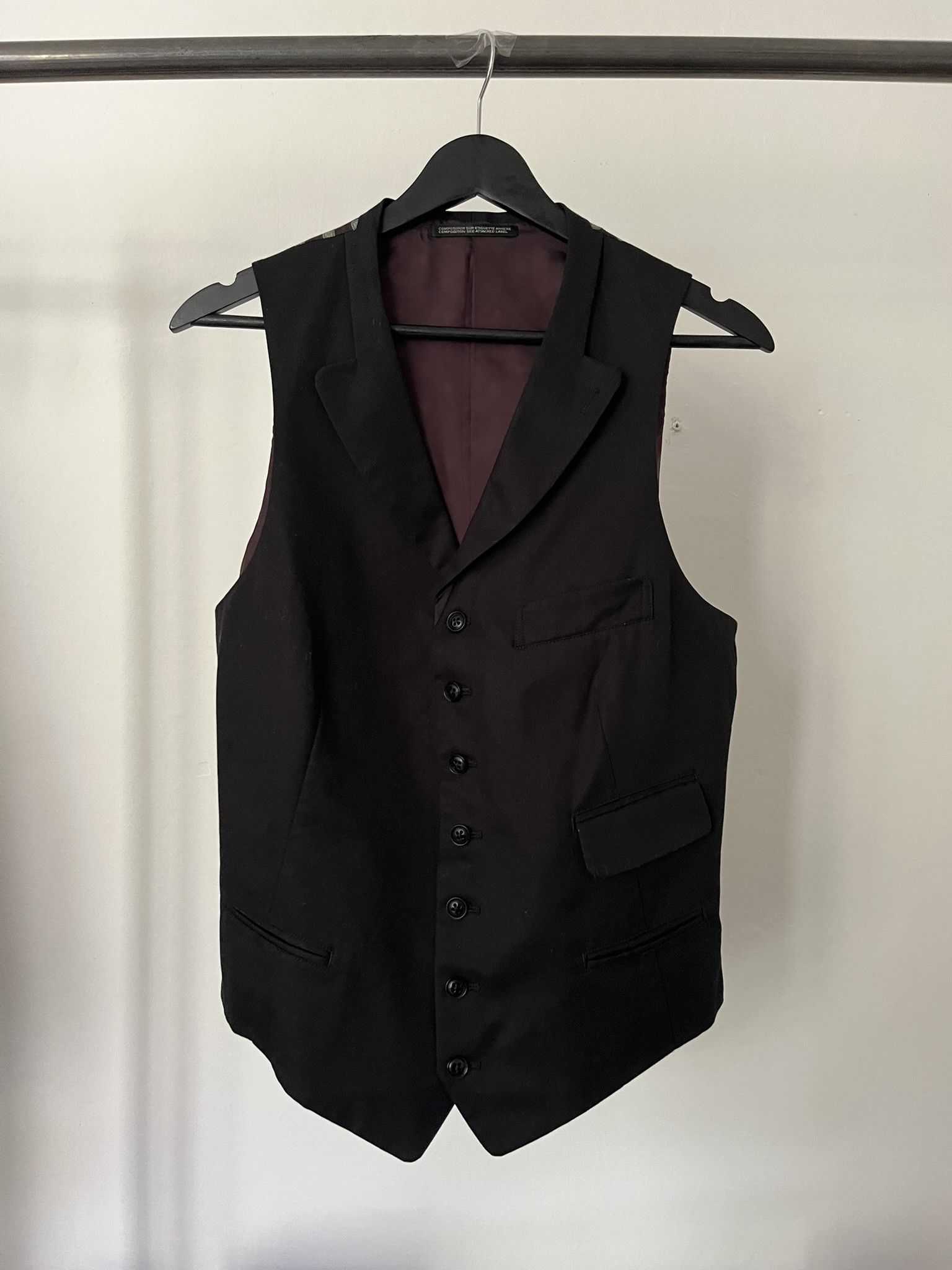 Yohji Yamamoto Yohji Yamamoto Vest Size US M / EU 48-50 / 2 - 1 Thumbnail