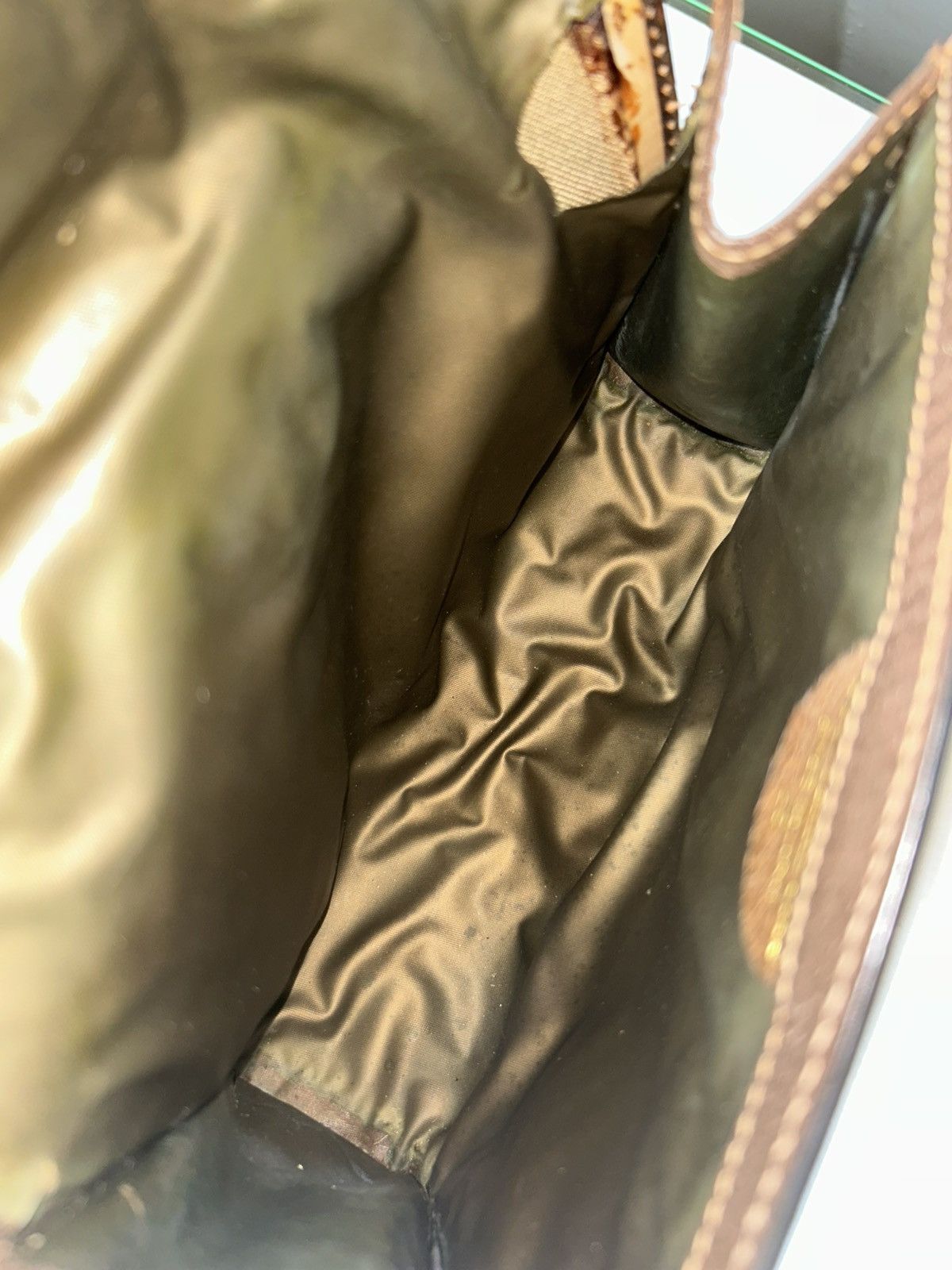 Gucci Vintage Gucci Parfums GG Supreme Sherry Line Clutch Bag Size ONE SIZE - 5 Thumbnail