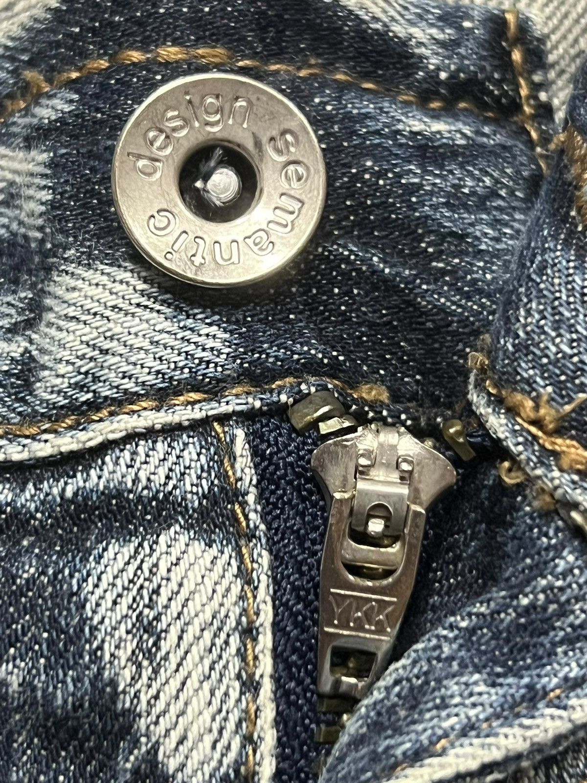 semanticdesign Vintage Semantic Design Multi-Pocket Cargo - Thunder Flared Size US 31 - 11 Thumbnail