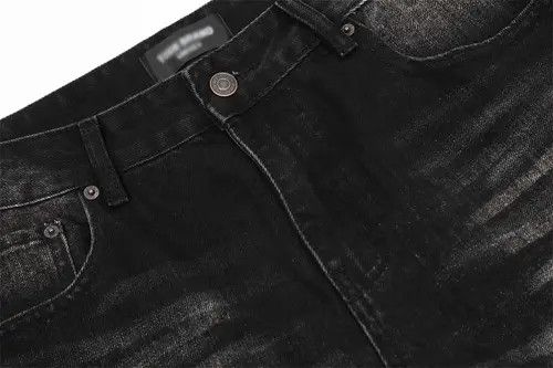 Japanese Brand × Jean Men's hippie back pocket ripped loose washed flared jeans Size US 32 / EU 48 - 3 Thumbnail