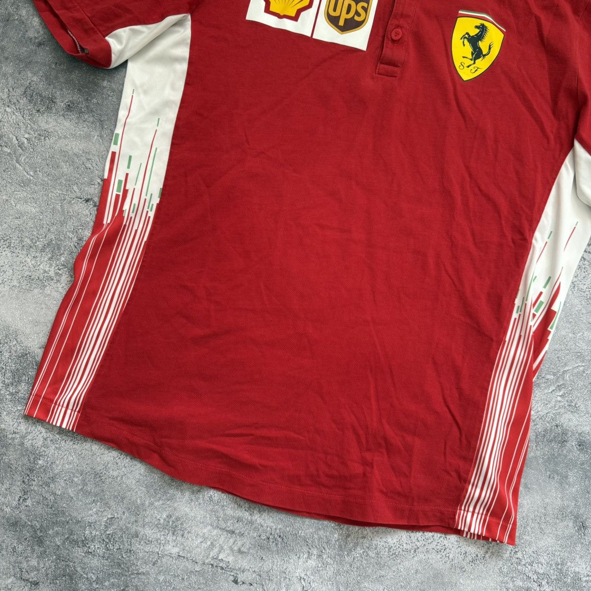 Puma Puma Ferrari Polo Shirt team Raikkonen NOT FOR SALE 2018 Size US L / EU 52-54 / 3 - 2 Thumbnail