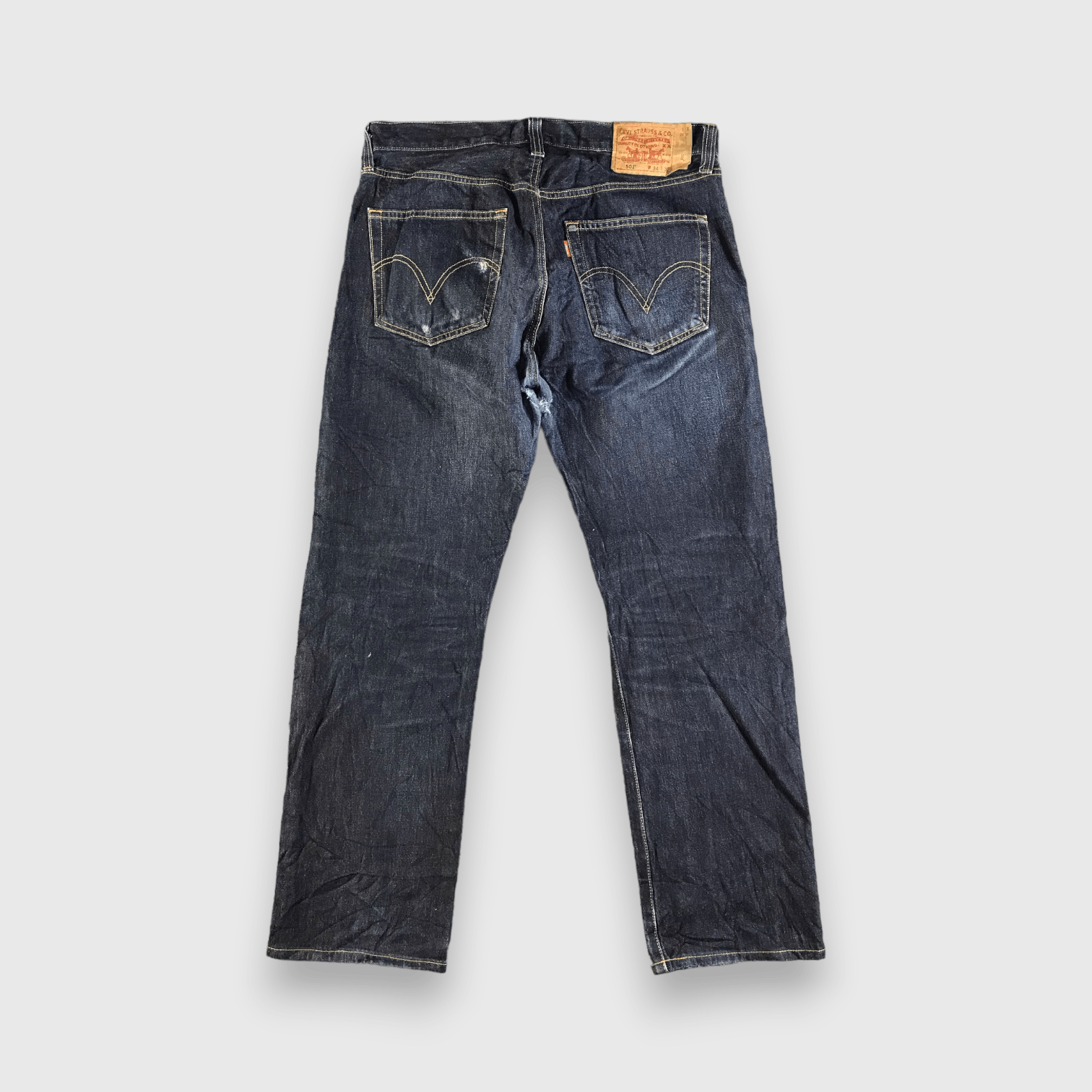 Levi's Vintage Blue Wash Levis 501 Jeans-J3986 Size US 36 / EU 52 - 2 Thumbnail