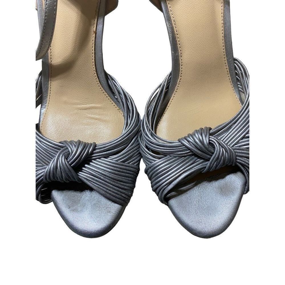 Other Antonio Melani Women's Silver Stilleto 4'' Knotted Strappy Heels 8.5 Size US 8.5 / IT 38.5 - 10 Thumbnail