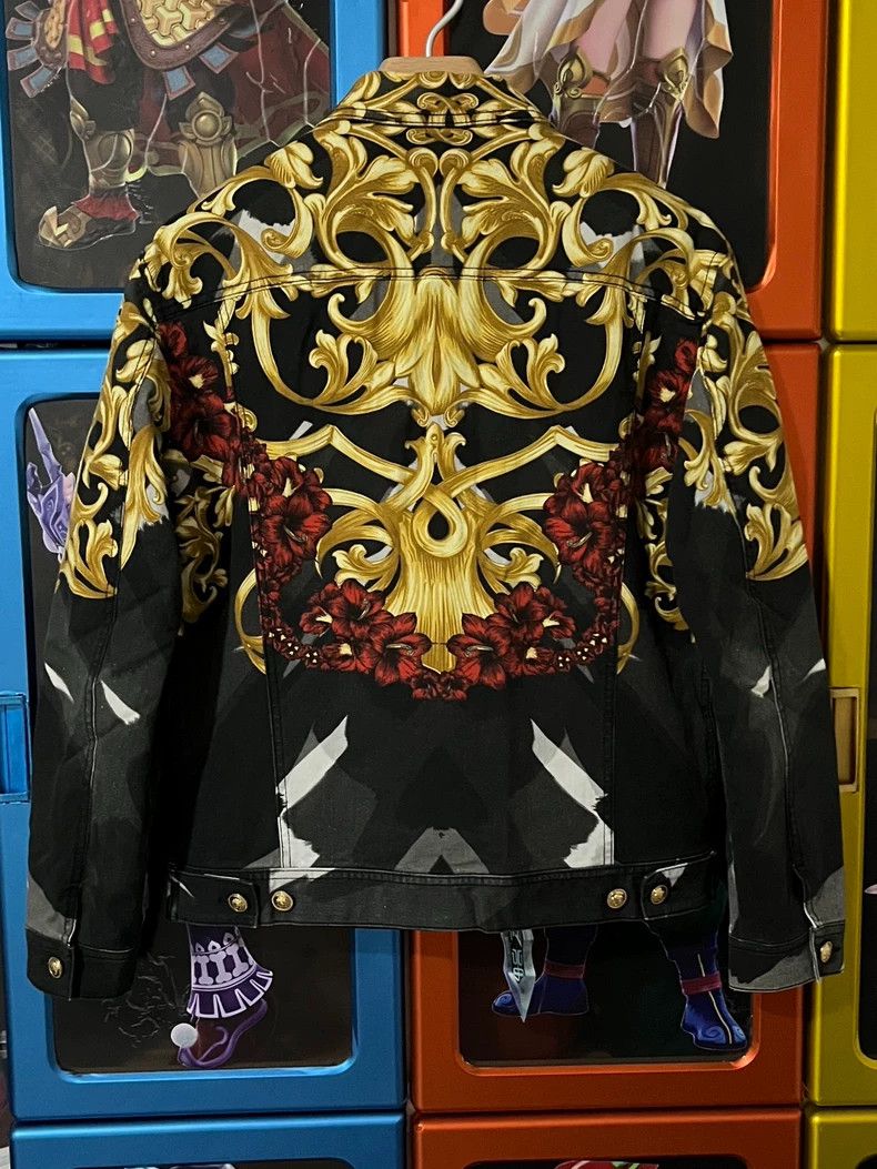 Versace Versace Denim jacket jacket cotton suit Size US XL / EU 56 / 4 - 2 Thumbnail