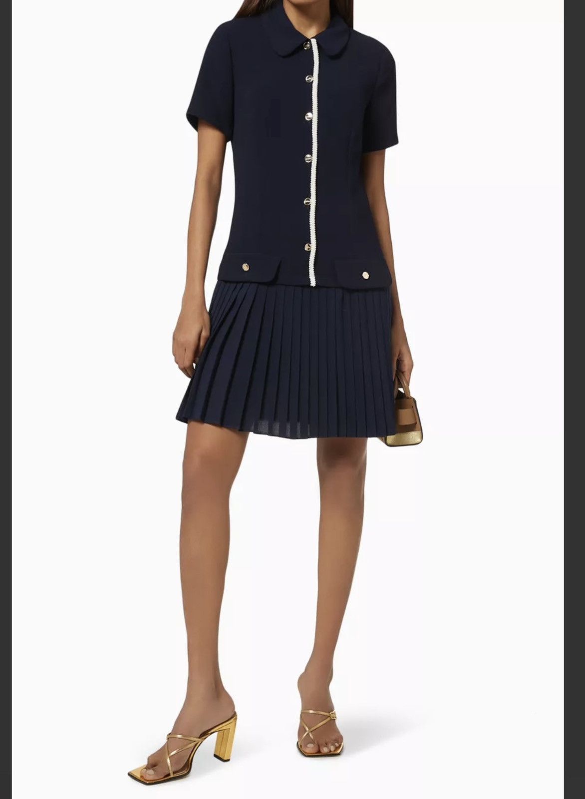 Designer × Sandro Sandro oldmoney style dress Size XS / US 0-2 / IT 36-38 - 2 Thumbnail