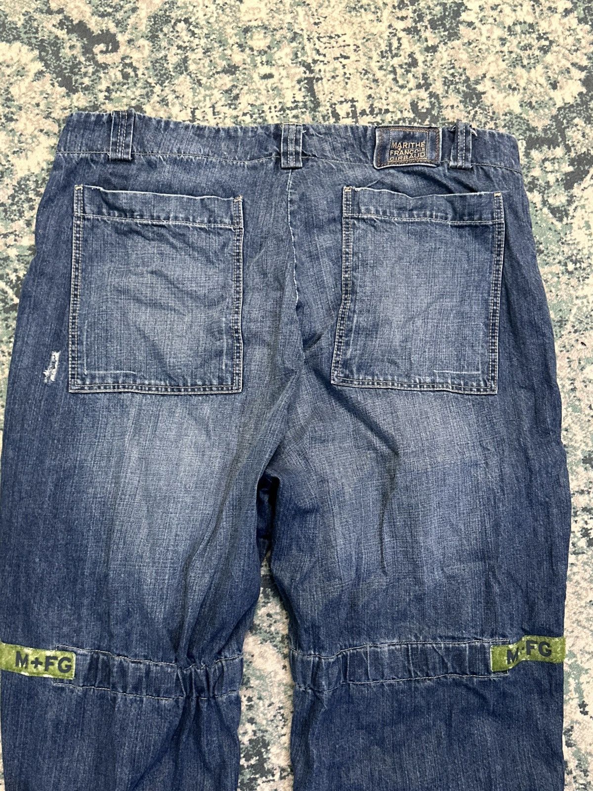 Marithe + Francois Girbaud Vintage Y2K MFG Baggy Strap Pant Size US 42 / EU 58 - 22 Thumbnail