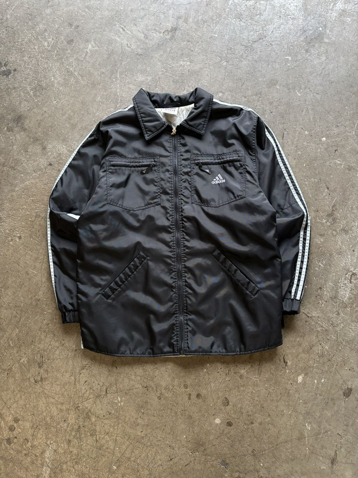 Adidas Vintage Adidas Puffer Jacket Size US L / EU 52-54 / 3 - 1 Thumbnail