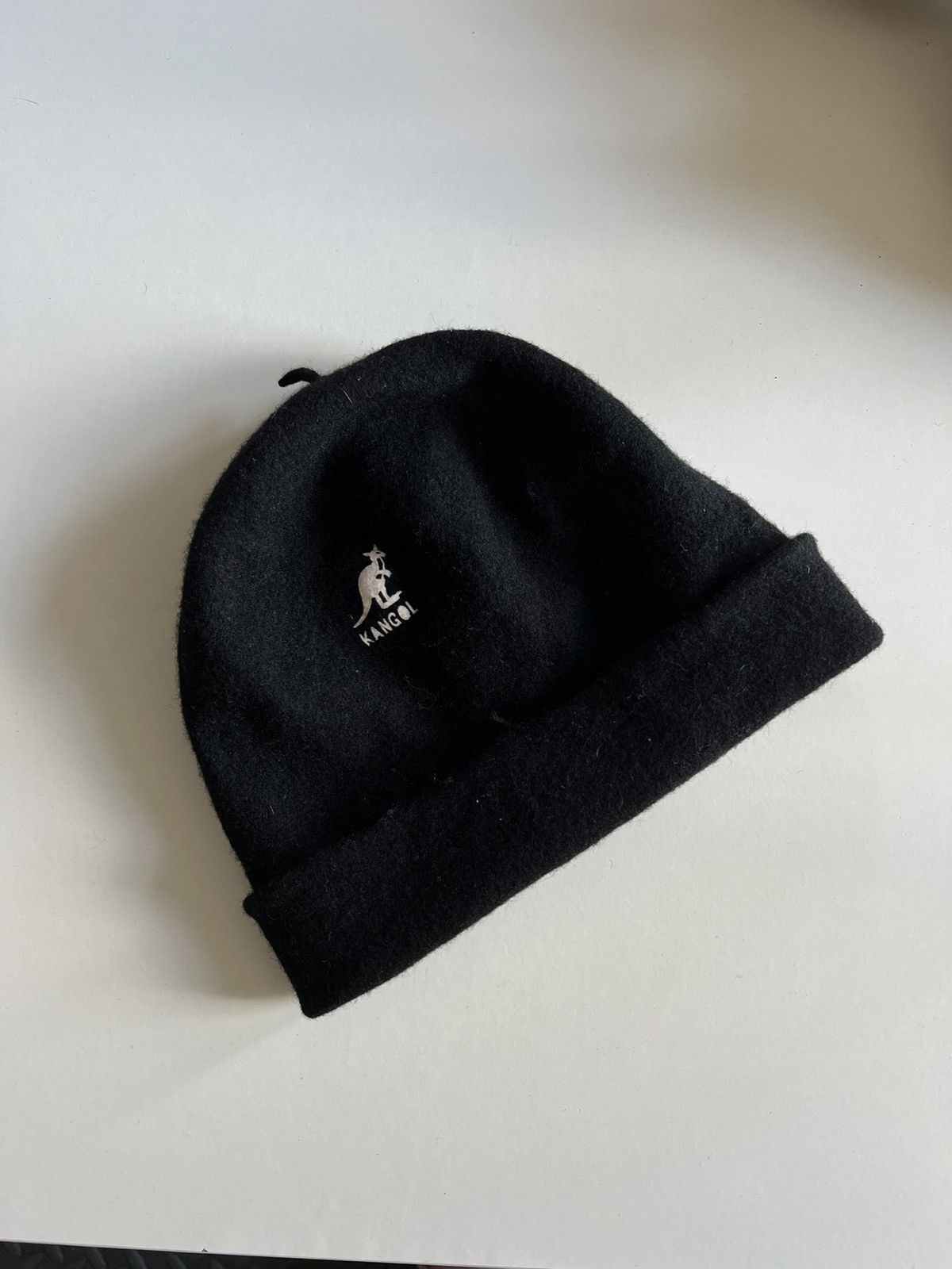 Kangol KANGOL Box Logo Furgora Julie Beanie Rabbit Fur Navy Blue Size ONE SIZE - 1 Thumbnail