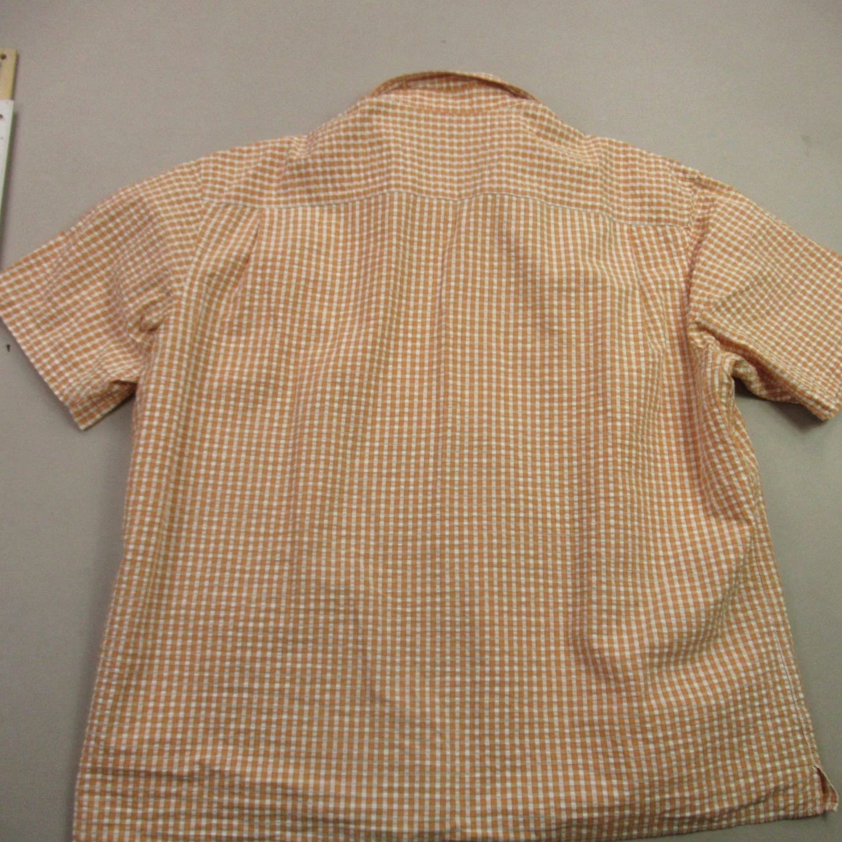 Johnston & Murphy Johnston & Murphy Men's Button-Up Shirt Short Sleeve Yellow Check 2XL Regular Collar Cutaway Size US XXL / EU 58 / 5 - 5 Thumbnail