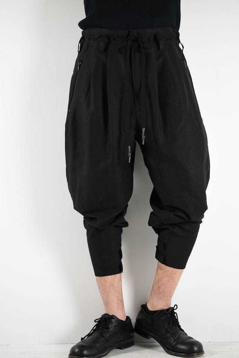 John Alexander Skelton Nude Masahiko Maruyama 2-way Linen Sarouel Pants Size US 32 / EU 48 - 3 Thumbnail