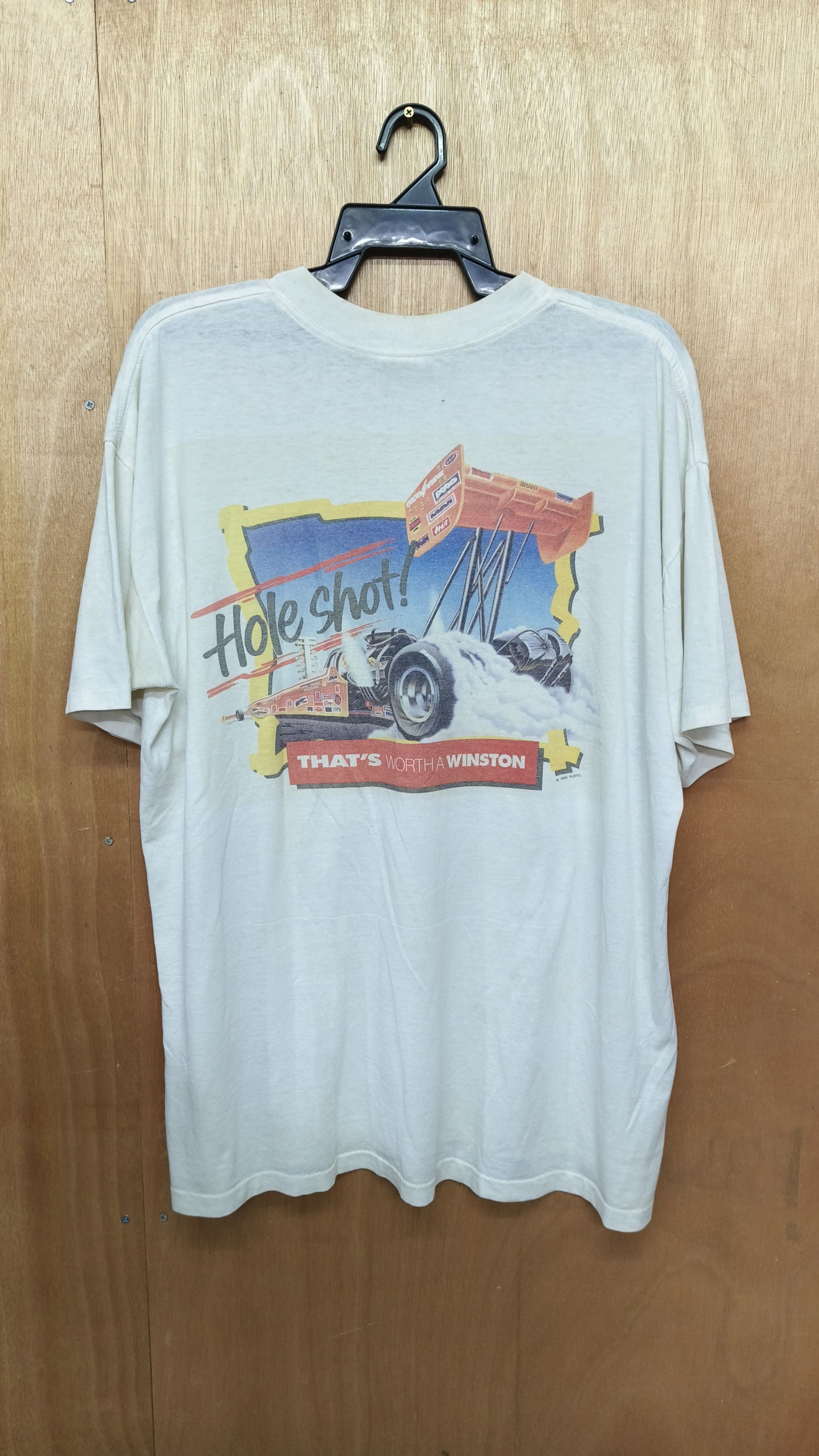 Other vintage 90s WINSTON DRAG RACING - BRAINERD 93 Size US XL / EU 56 / 4 - 13 Thumbnail