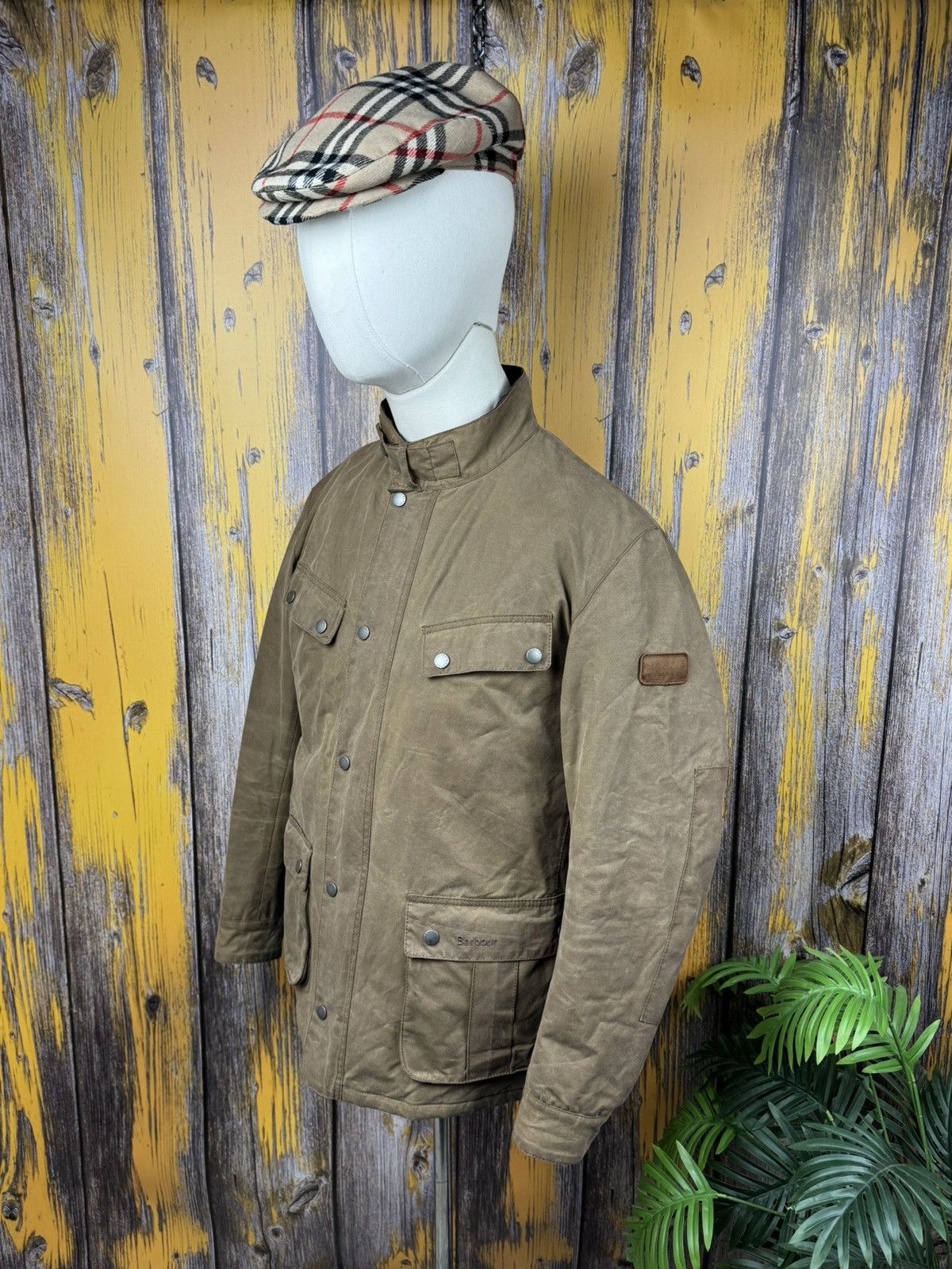 Barbour Barbour Vintage Wax Duke Jacket Bomber Moto Size L Size US L / EU 52-54 / 3 - 2 Thumbnail