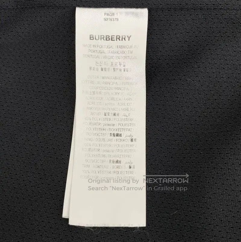 Burberry Burberry Blue Fleece Jacket for Men. Size US XL / EU 56 / 4 - 7 Thumbnail