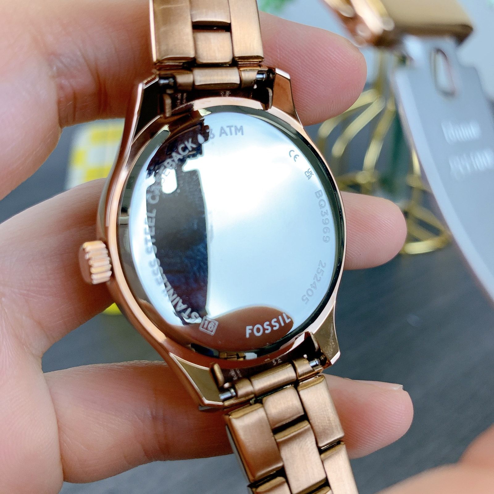 Fossil Fossil BQ3969 Rye Multifunction Rose Gold- Stainless Watch Size ONE SIZE - 3 Thumbnail