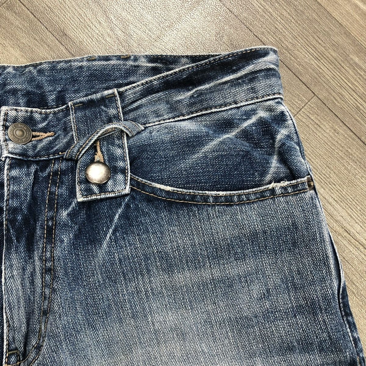 PPFM 2000s PPFM Distressed Faded Punk Lgb Style Bondage Jeans Y2K Size US 32 / EU 48 - 7 Thumbnail
