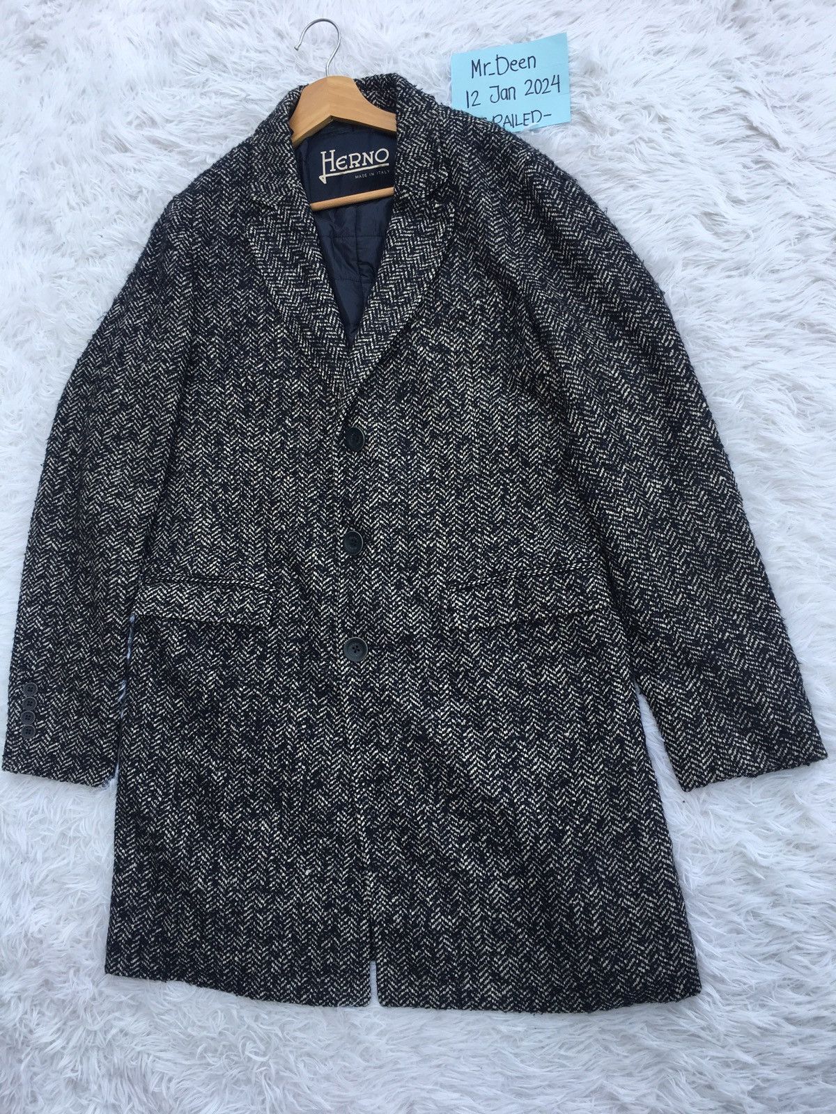 Herno Rare Vintage Herno Wool Blazer Size L / US 10 / IT 46 - 3 Thumbnail