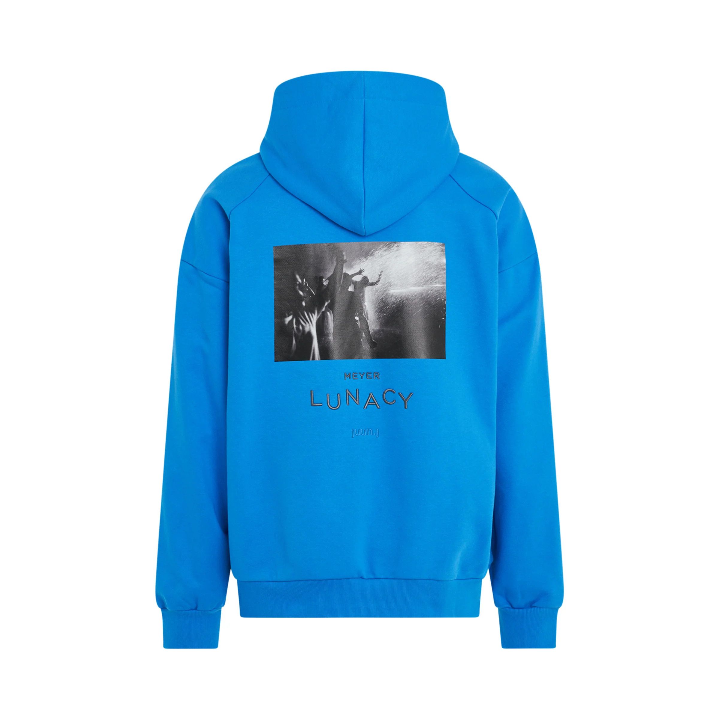 Juun.J o1mris0824 Print Hoodie in Blue Size US M / EU 48-50 / 2 - 3 Thumbnail