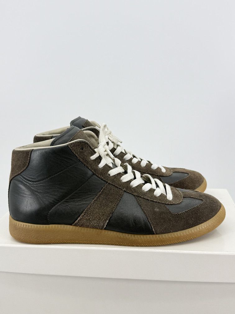 Maison Margiela GAT High Black Brown Size US 8 / EU 41 - 1 Thumbnail