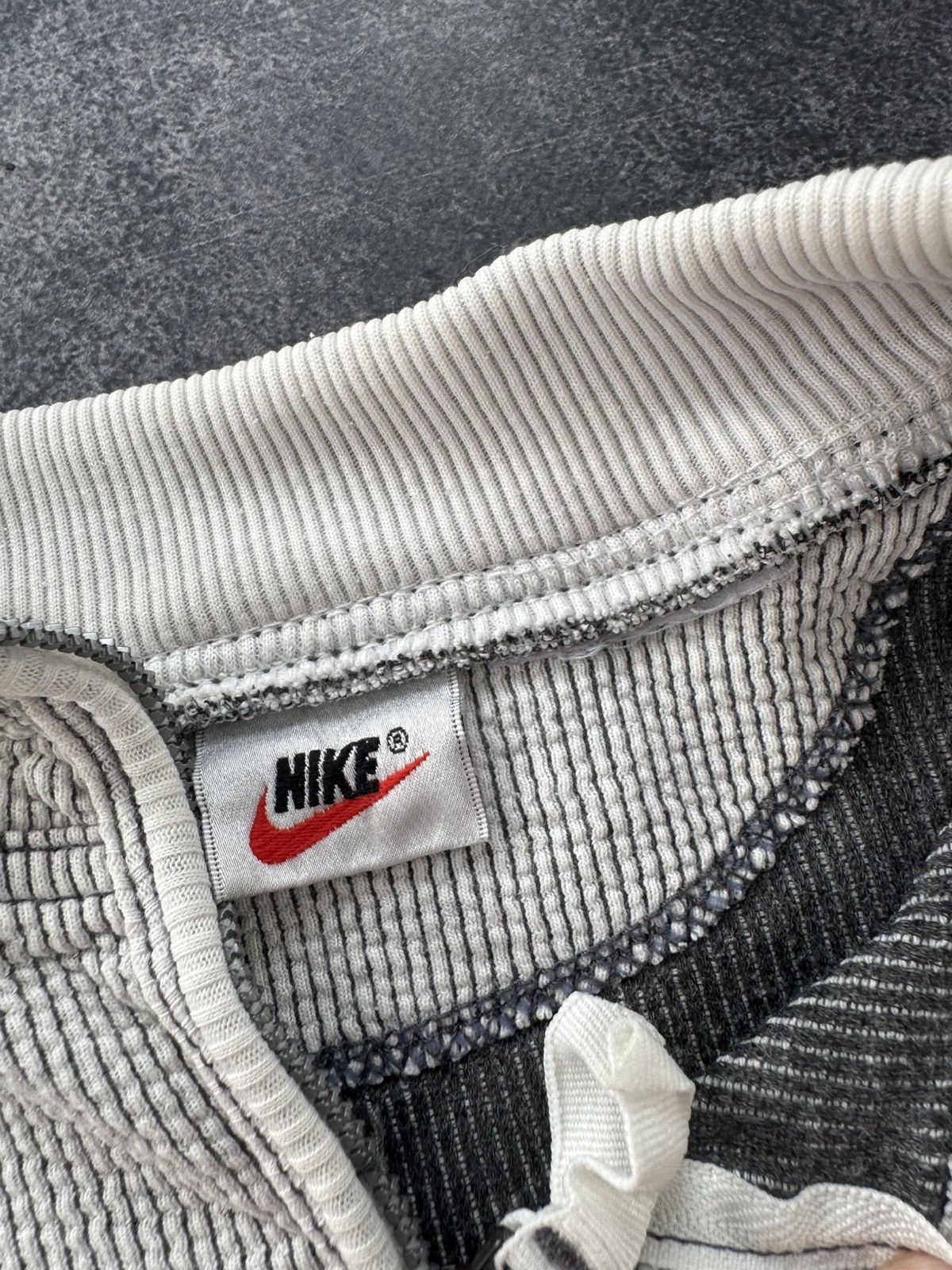 Nike 💥RARE! Vintage nike y2k sweatshirt zip up embroidered logo Size US L / EU 52-54 / 3 - 7 Thumbnail