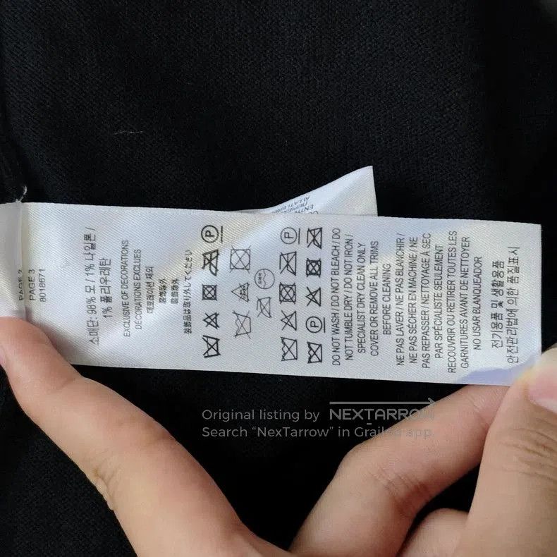 Burberry Burberry Wool Knit Long Sleeve Polo. Size US XL / EU 56 / 4 - 7 Thumbnail