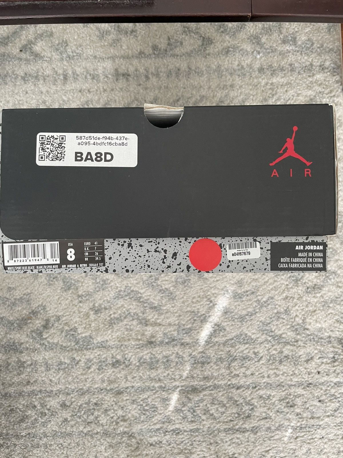 Jordan Brand × Nike Jordan 6 - Sport Blue (2014) Size US 8 / EU 41 - 6 Thumbnail