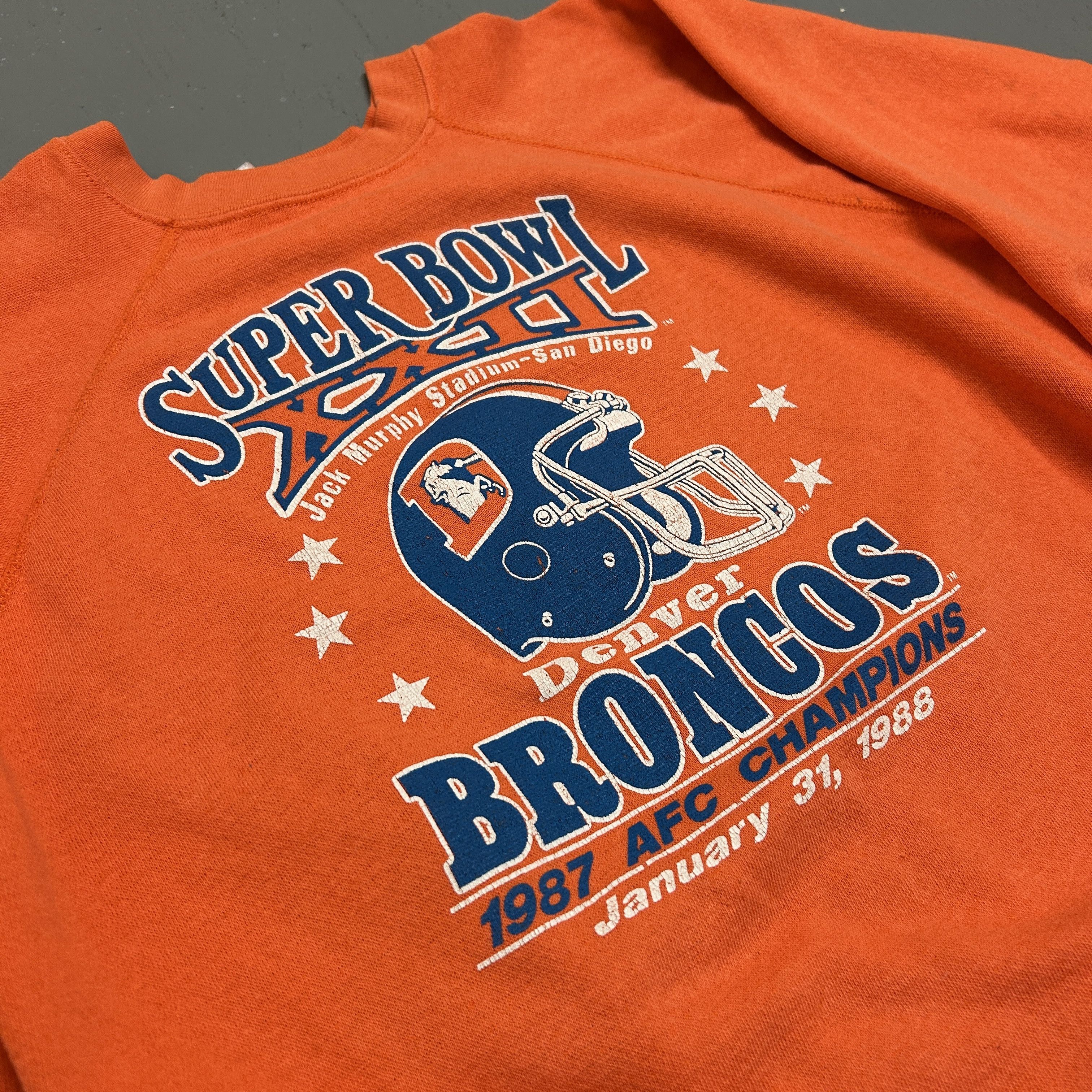 Trench USA Broncos Vintage 80s Super Bowl XXII AFC Champs Crewneck (S) Size S / US 4 / IT 40 - 3 Thumbnail