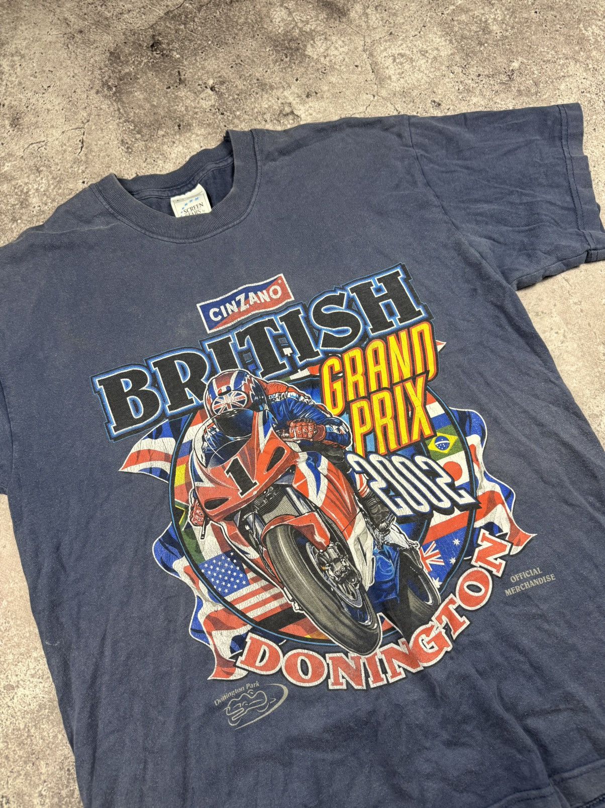 Vintage Vintage British Grand Prix 00’s Racing Faded F1 Schumacher Size US L / EU 52-54 / 3 - 2 Thumbnail