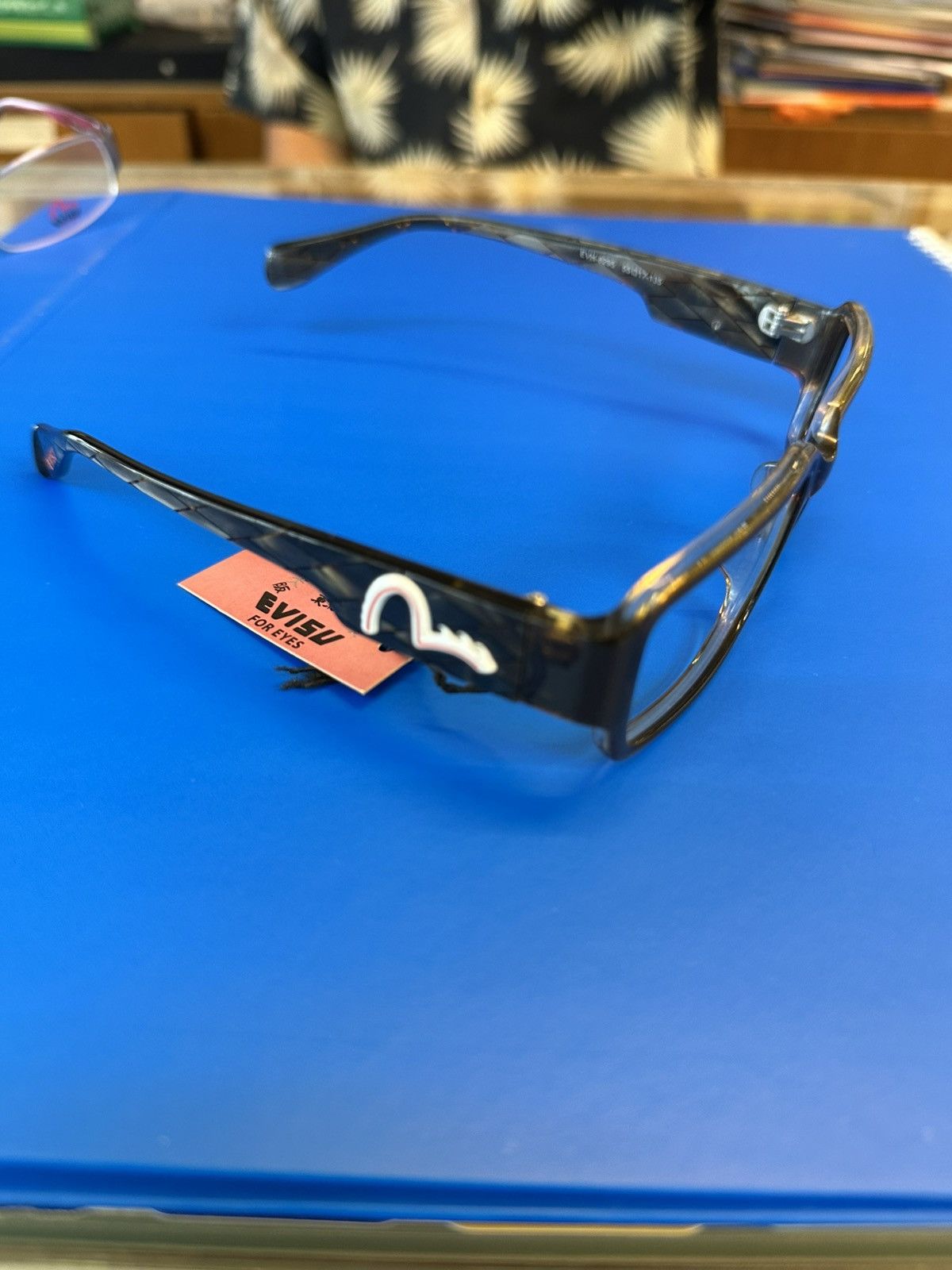 Japanese Brand Y2K Dragon Evisu Japan EVH-8295 55 🛑 17-135✔️Frames ONLY✔️ Size ONE SIZE - 1 Thumbnail