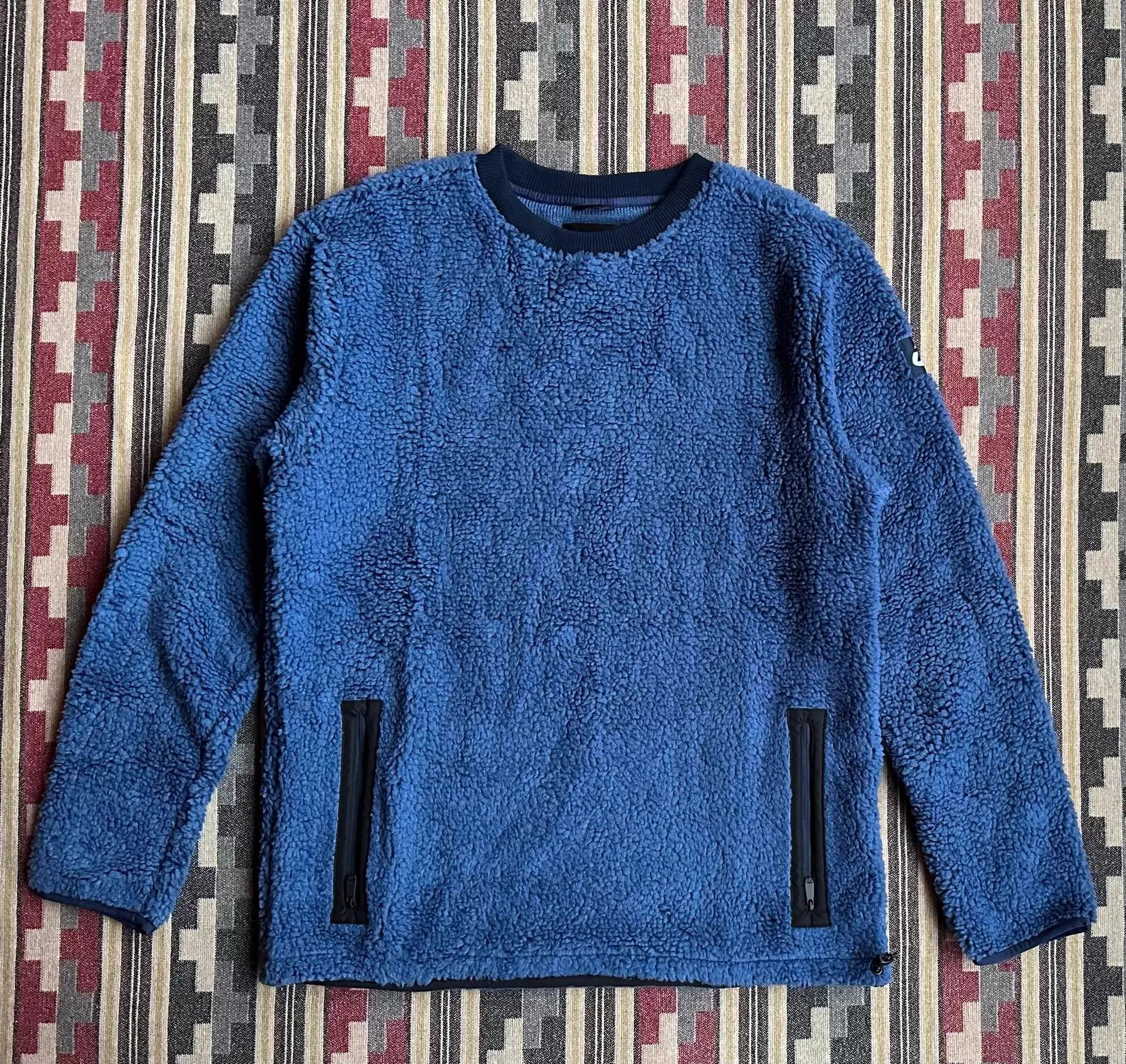 Burton Burton Mine77 Italian Sherpa Pocketed Fleece Crewneck Size US L / EU 52-54 / 3 - 1 Thumbnail