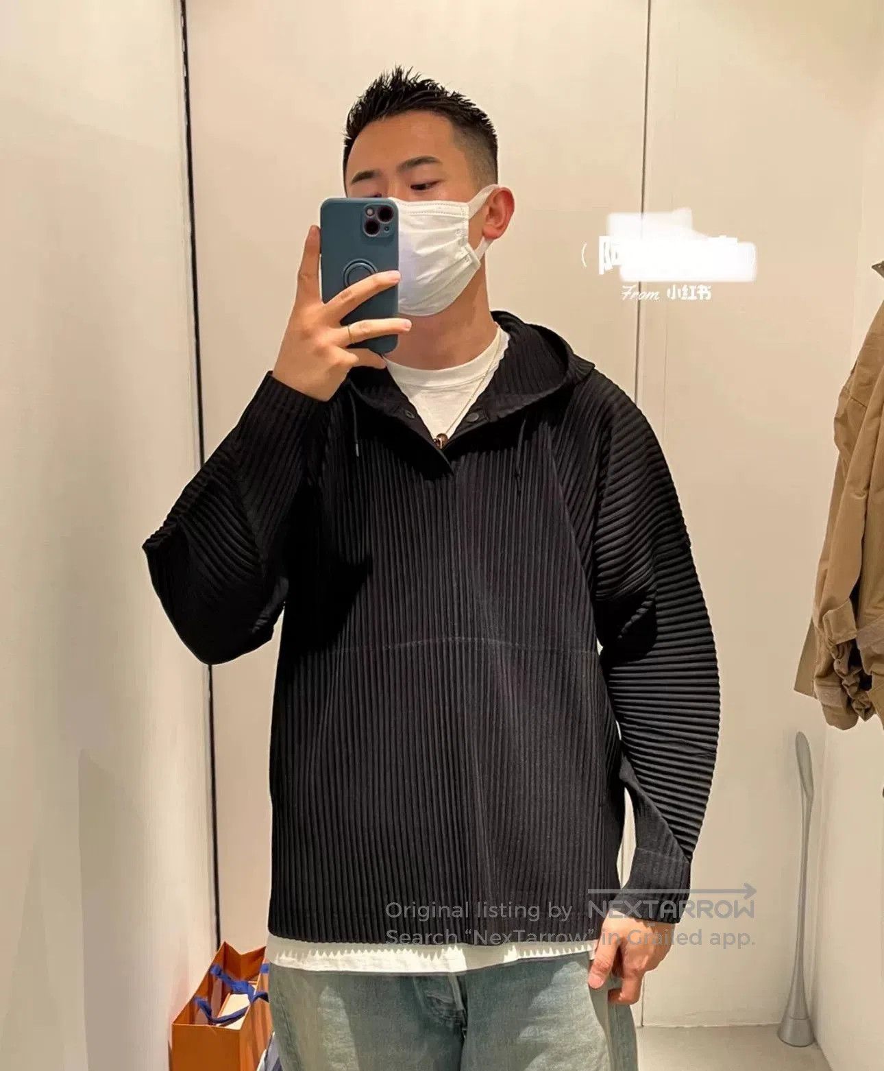 Homme Plisse Issey Miyake Issey Miyake Homme Plisse Hooded Jacket. Size US L / EU 52-54 / 3 - 3 Thumbnail