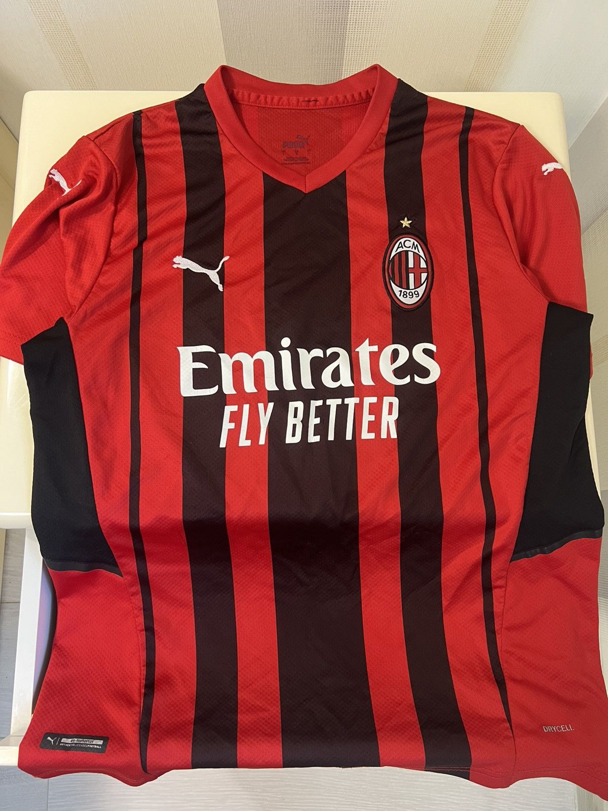 Puma AC Milan Home Men’s Jersey Size US L / EU 52-54 / 3 - 1 Thumbnail