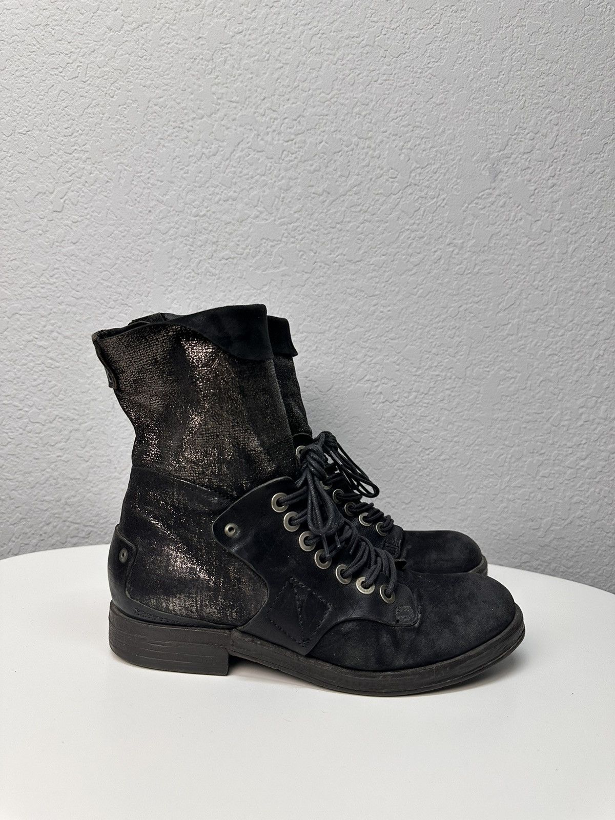 A.S.98 Leather Boots A.S. 98 Western Air step Guisi style Vintage Size US 7 / IT 37 - 3 Thumbnail
