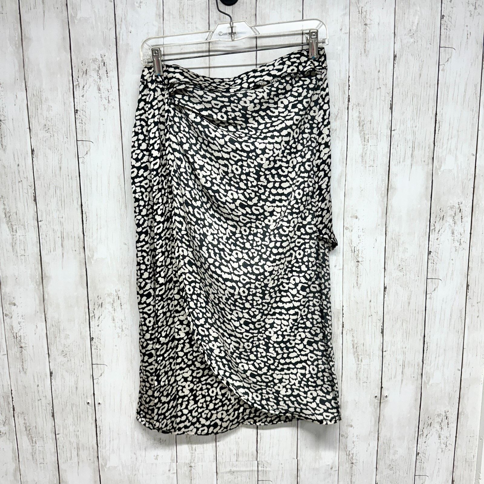 Other e.ssue Skirt MD Animal Printed Wrap High Waisted Midi Skirt Size 30" / US 8 / IT 44 - 5 Thumbnail