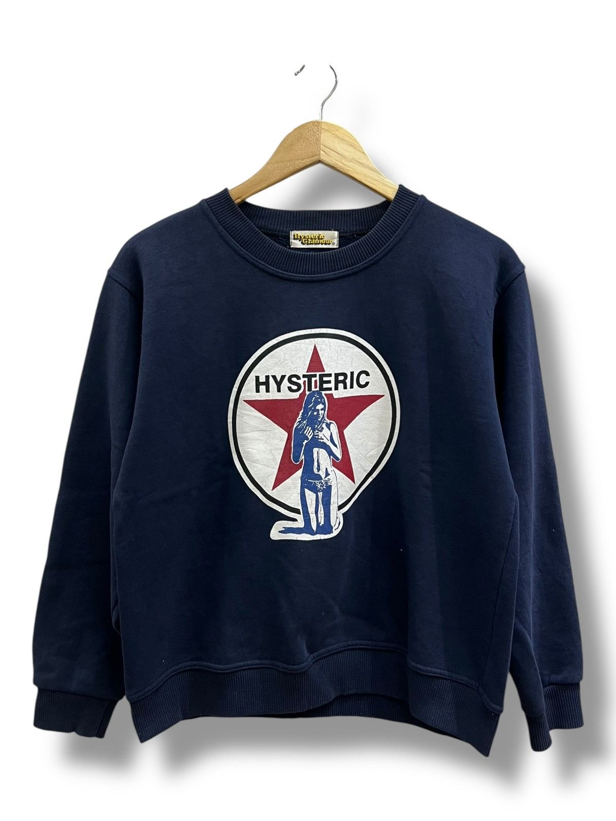 VINTAGE HYSTERIC GLAMOUR STAR GIRL JAPANESE BRAND SWEATSHIRT