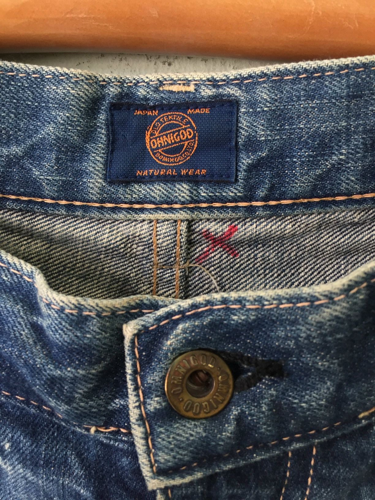 OMNIGOD Vintage Omnigod Cropped Jeans Size 31" - 5 Thumbnail