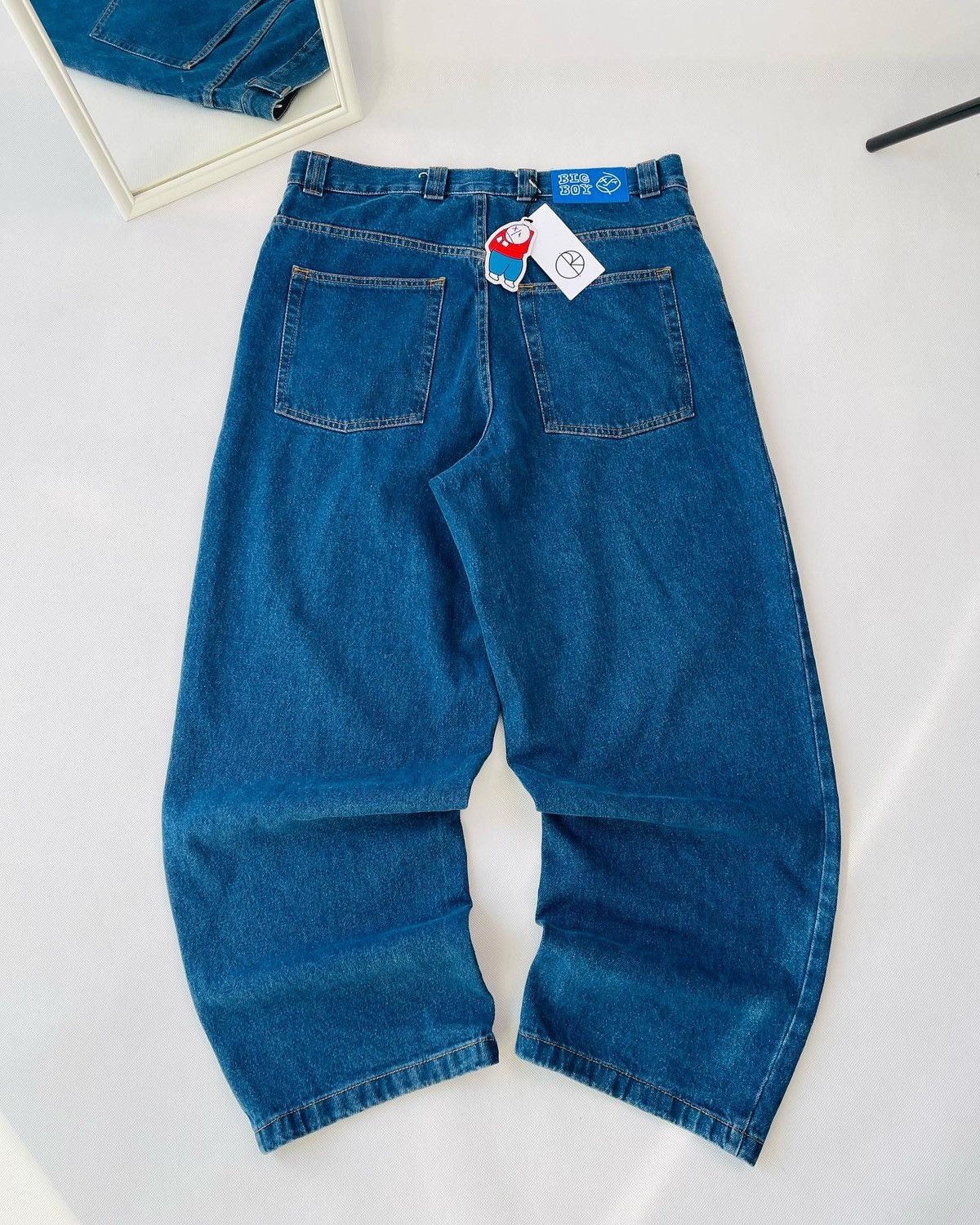 Polar Skate Co. Polar Big Boy Dark Blue Color Y2k Baggy Rap Work Pants ...