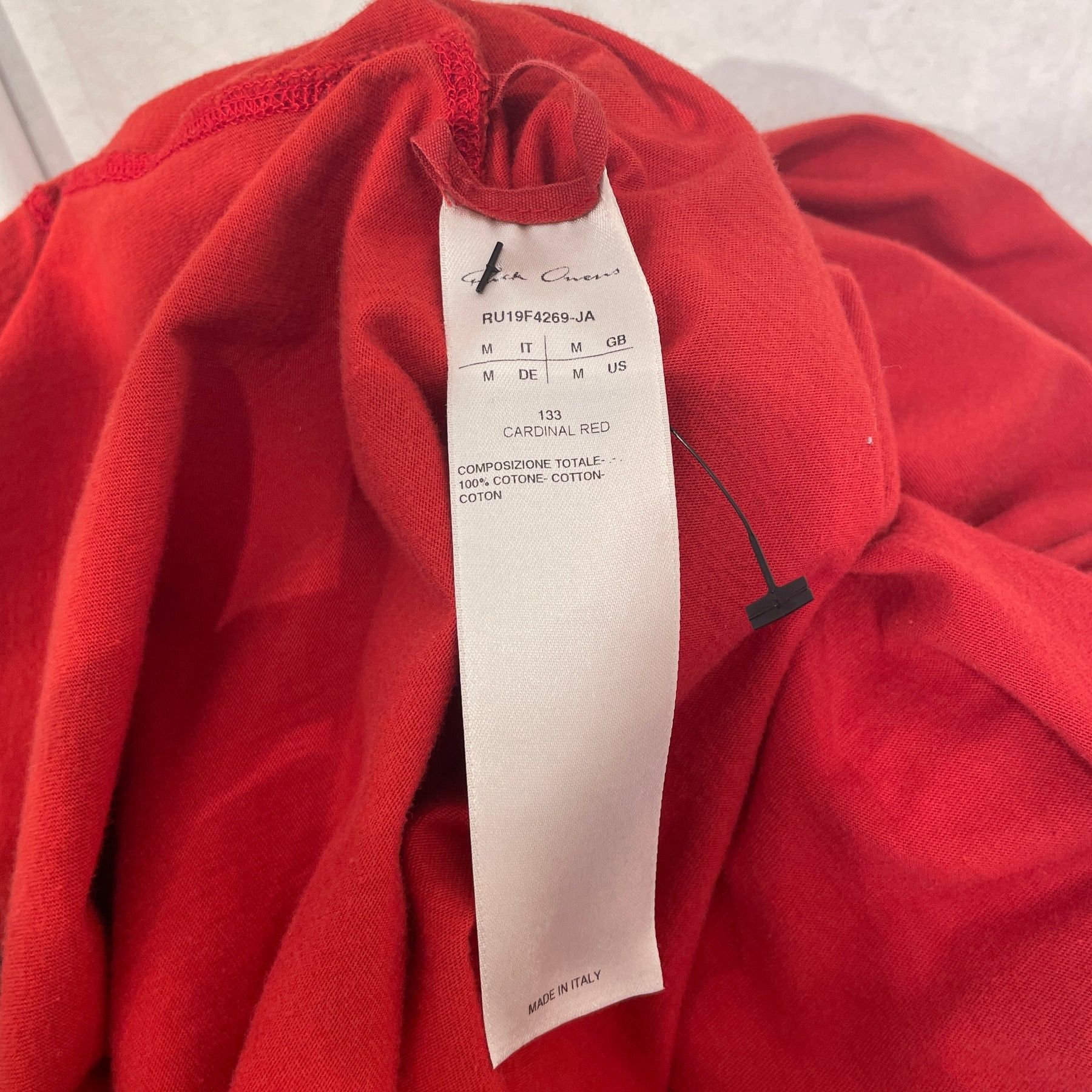 Rick Owens FW19 "Larry" Oversized Tee Size US M / EU 48-50 / 2 - 4 Thumbnail