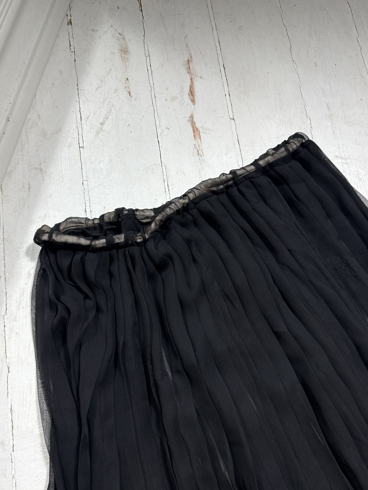Other VINTAGE PLEATED 2000s MESH MIDI SKIRT Size 28" / US 6 / IT 42 - 7 Thumbnail