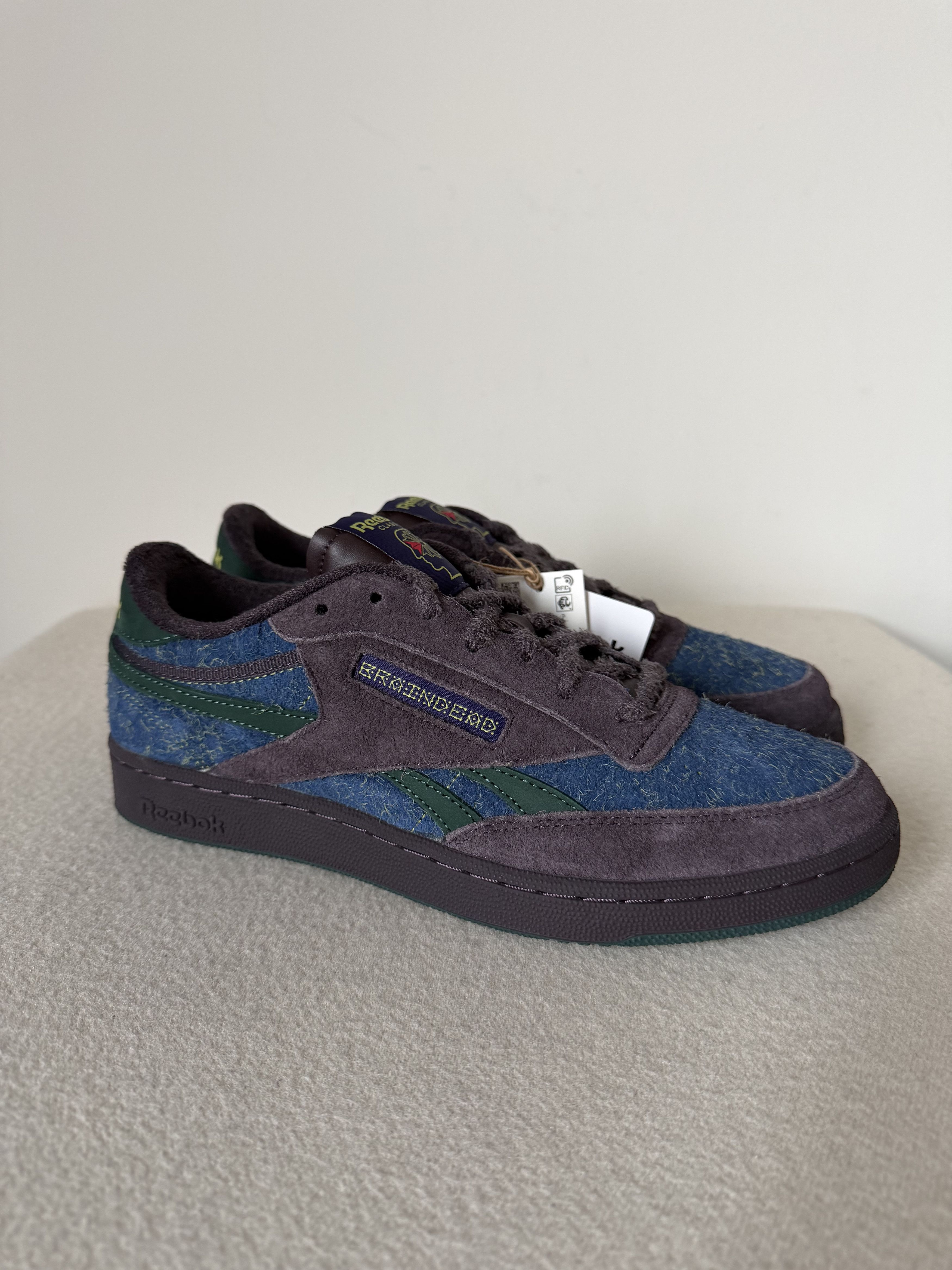 Brain Dead × Reebok Brain Dead Reebok Club C Revenge in Brown Size US 10 / EU 43 - 1 Thumbnail