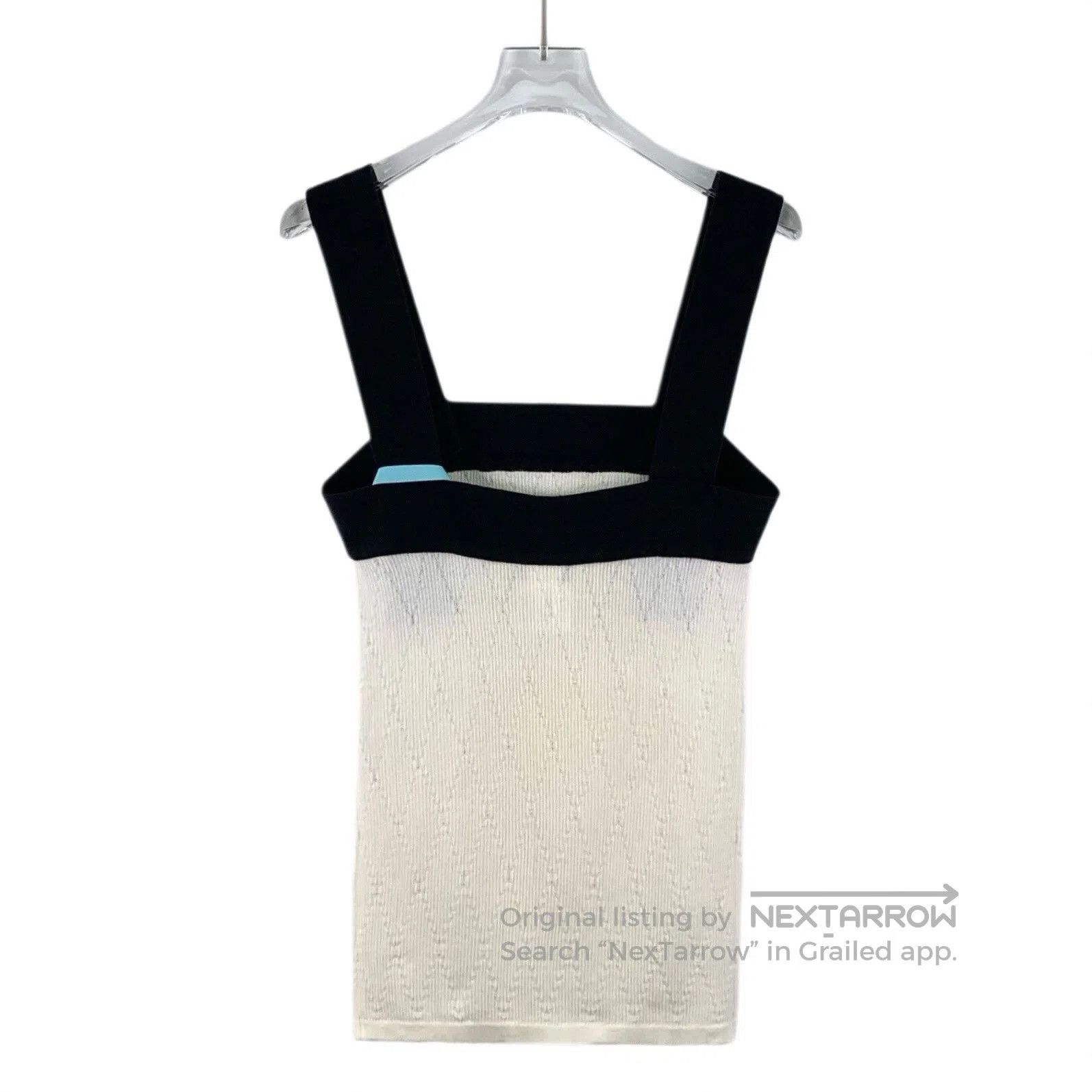 Chanel Chanel Colorblock Quilted Cotton Knit Camisole. Size S / US 4 / IT 40 - 2 Thumbnail