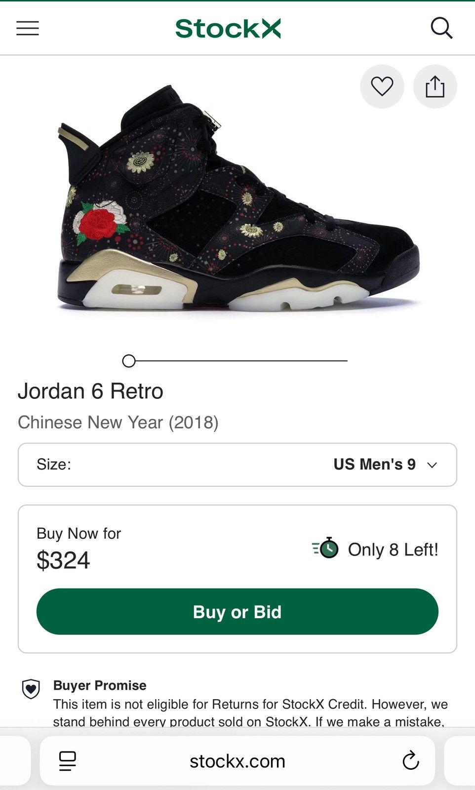 Jordan Brand Jordan 6 CNY Size US 9 / EU 42 - 11 Thumbnail