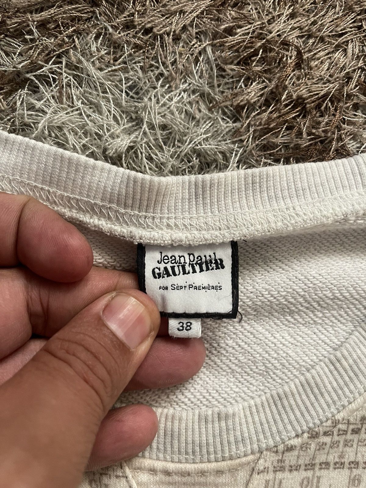 Jean Paul Gaultier 🔥HOT🔥 JEAN PAUL GAULTIER MEASURE TAPE SWEATSHIRT VERY RARE Size US S / EU 44-46 / 1 - 3 Thumbnail