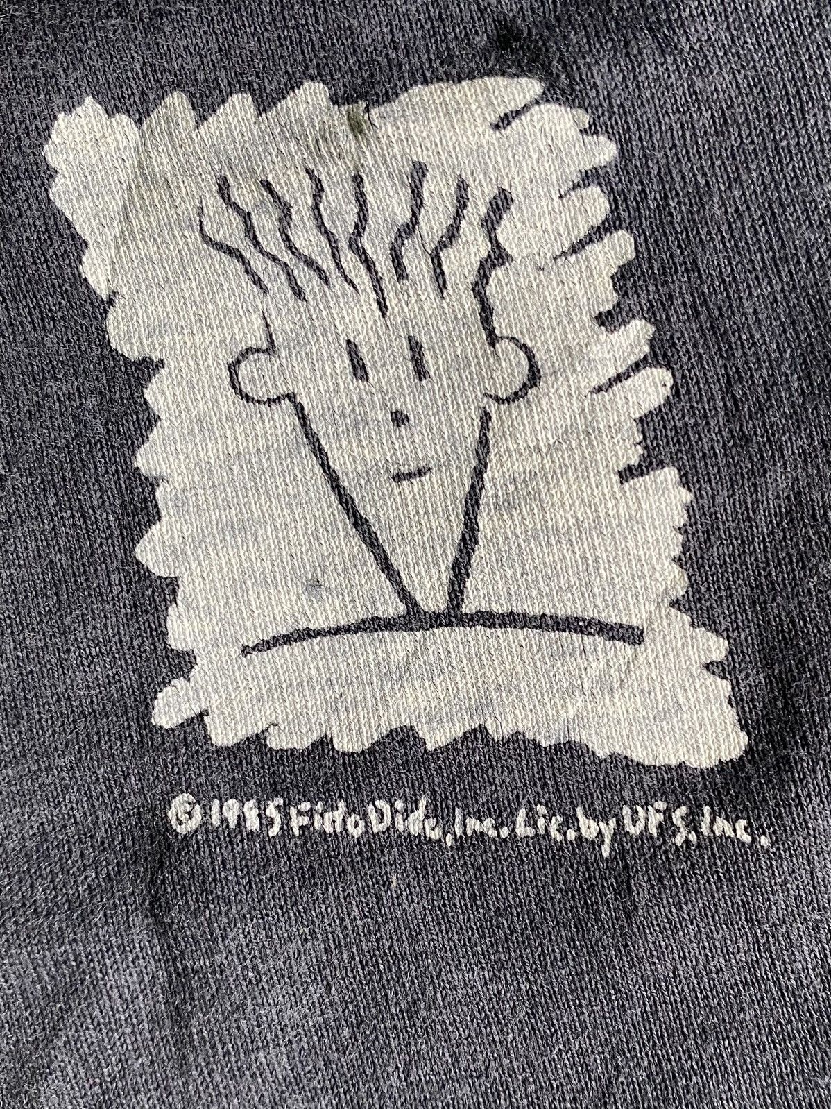 Vintage 1985s Fido Dido 3 Quarter colour block picture Rare Shirt Size US M / EU 48-50 / 2 - 2 Thumbnail