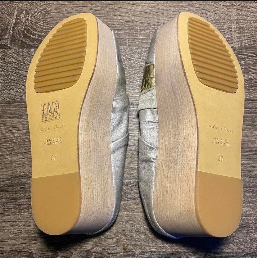 Rick Owens Rick Owens Draped Platform Clogs Size US 7 / IT 37 - 4 Thumbnail