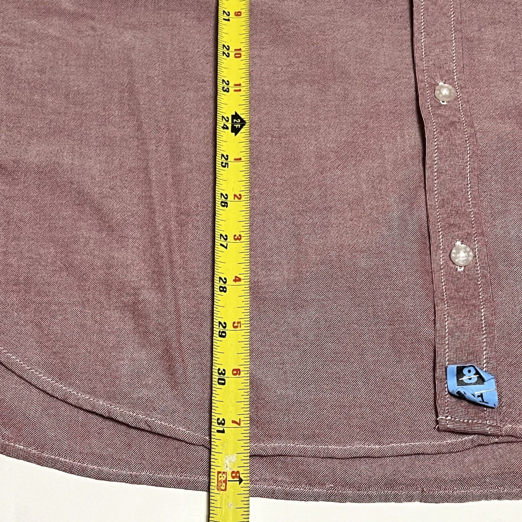 Vintage BKE Mens Button-Down Standard Fit Long Sleeve Shirt XL Red / Pink Size US XL / EU 56 / 4 - 6 Thumbnail