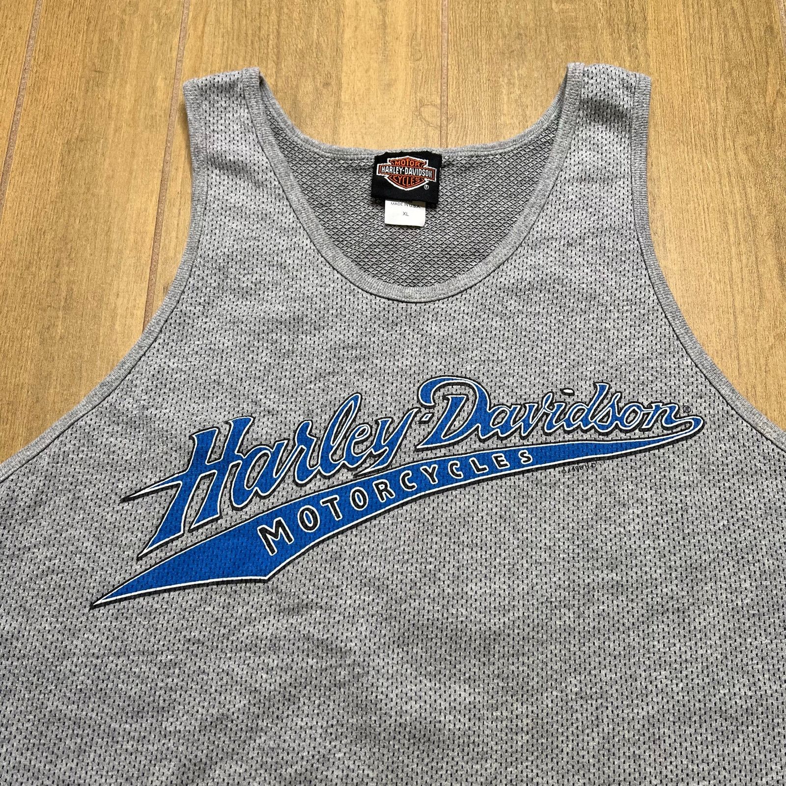 Harley Davidson Vintage 90s Harley Davidson Tank Top Sz XL Reno USA Size US XL / EU 56 / 4 - 2 Thumbnail