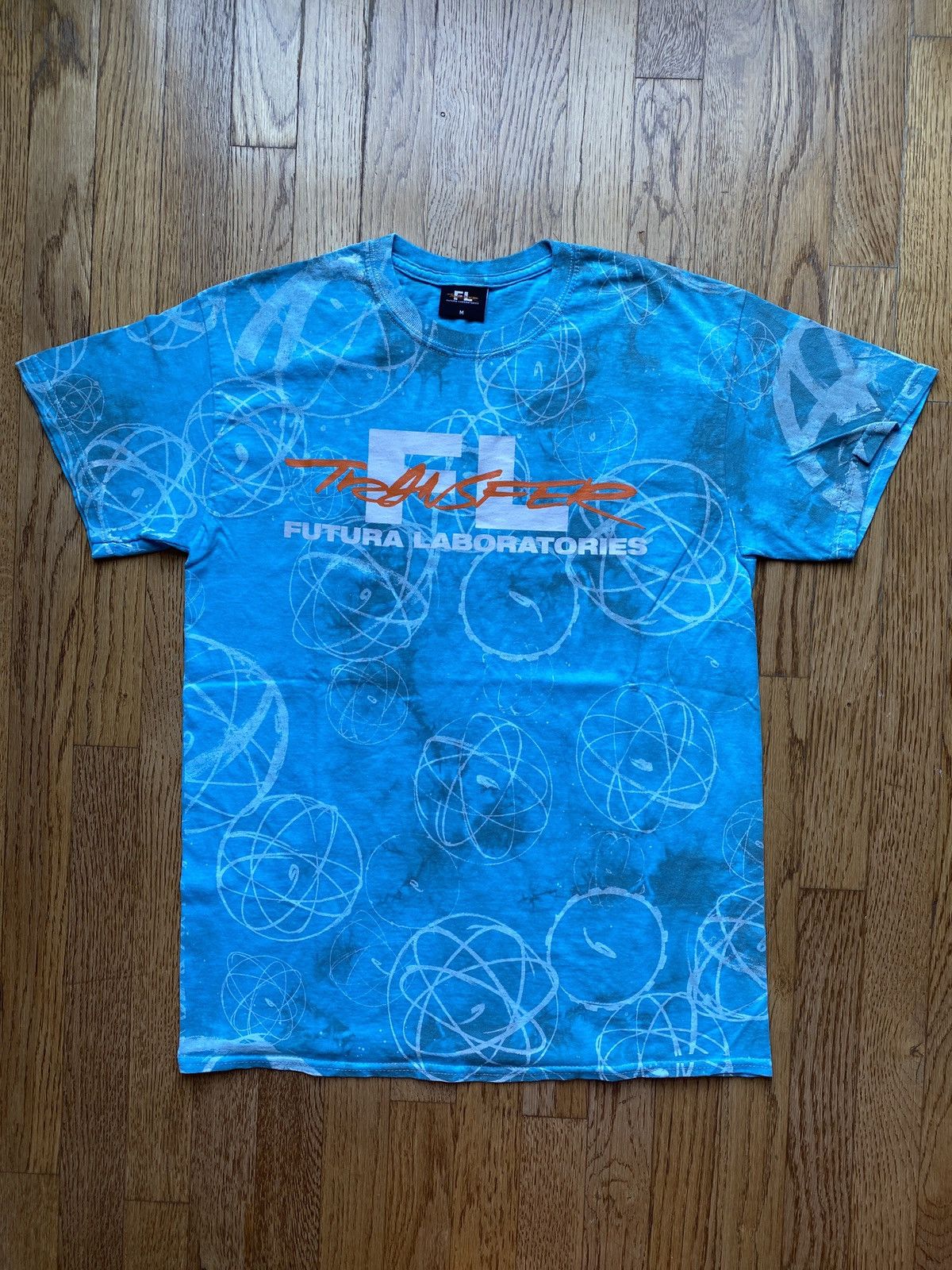 Futura Futura Labs Transfer Blue Tie Dye Tee ntwork Sz M Size US M / EU 48-50 / 2 - 1 Thumbnail