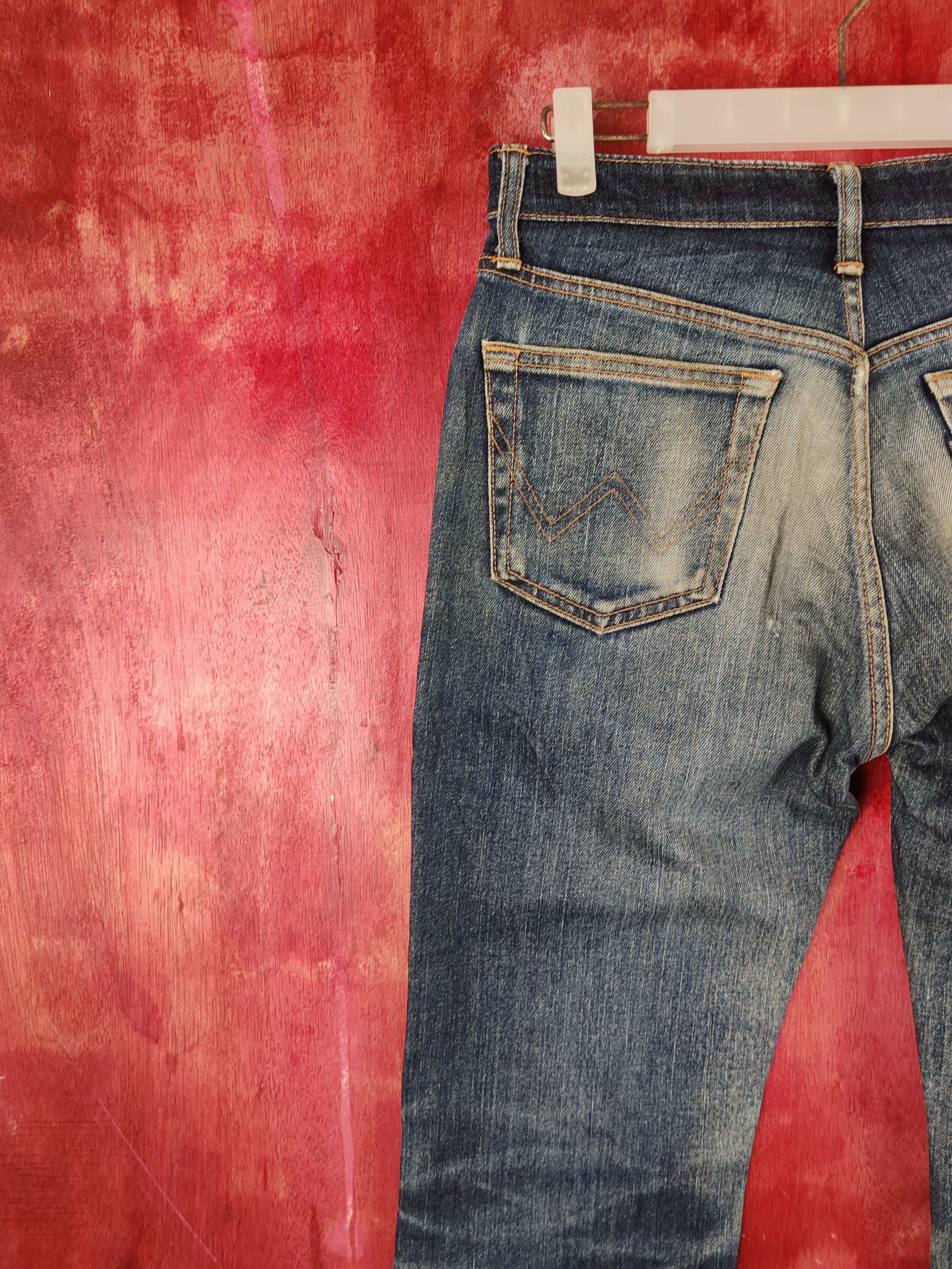 Edwin Edwin Dark Blue Distressed Ripped Jeans #S1676 Size US 29 - 10 Thumbnail